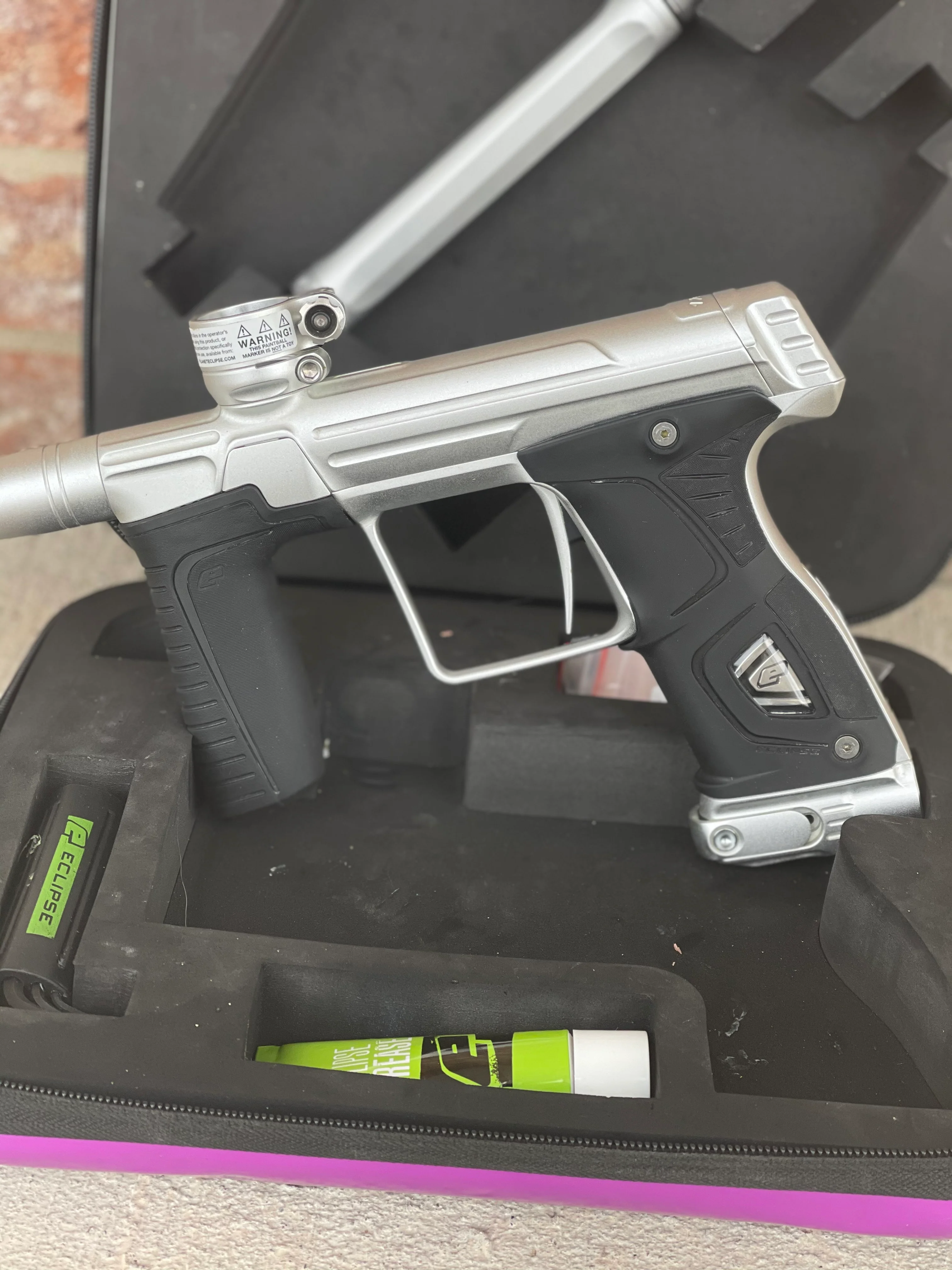 Used Planet Eclipse 170R Paintball Gun - Silver - Image 4