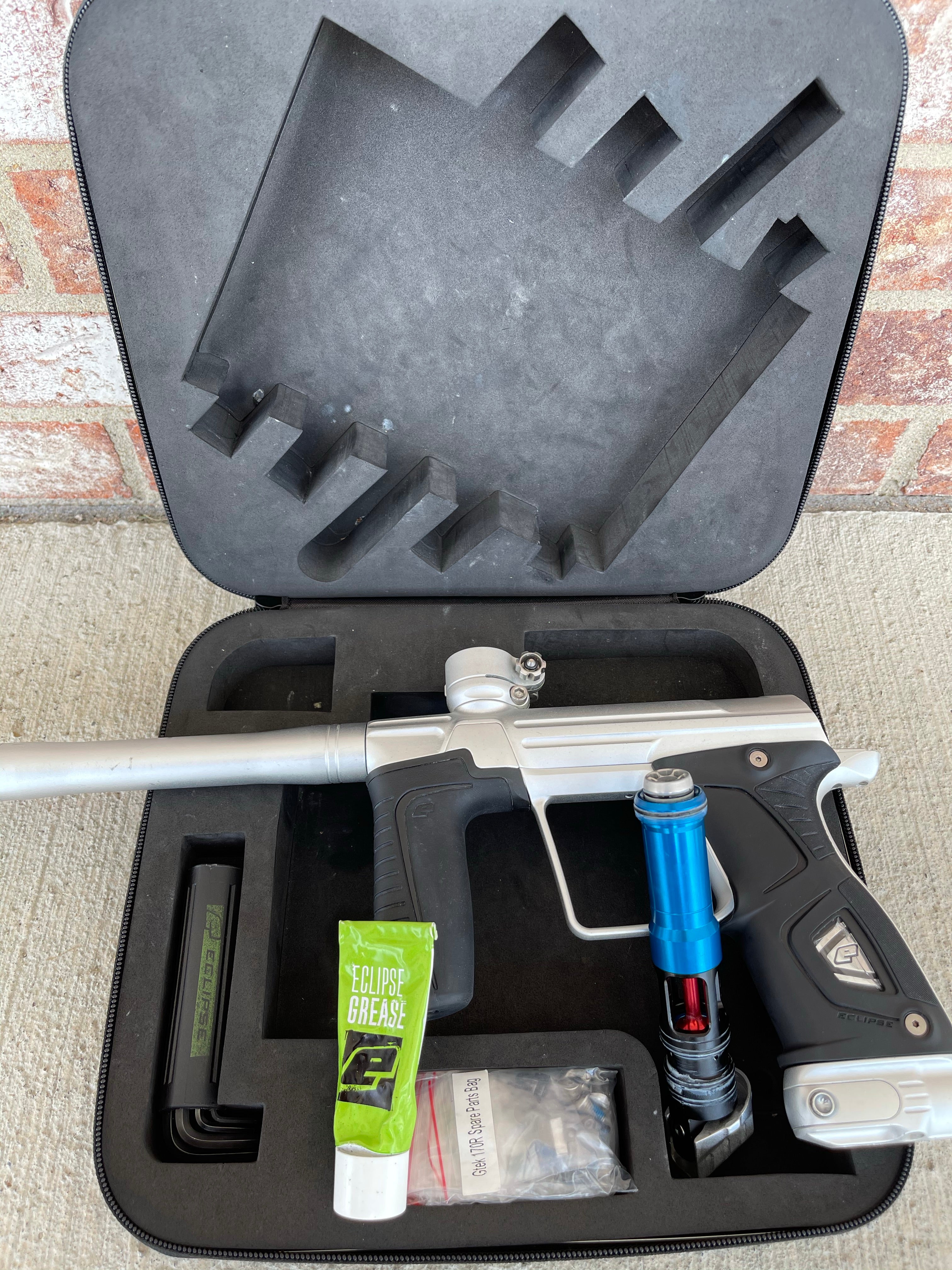 Used Planet Eclipse 170R Paintball Gun - Silver - Image 5