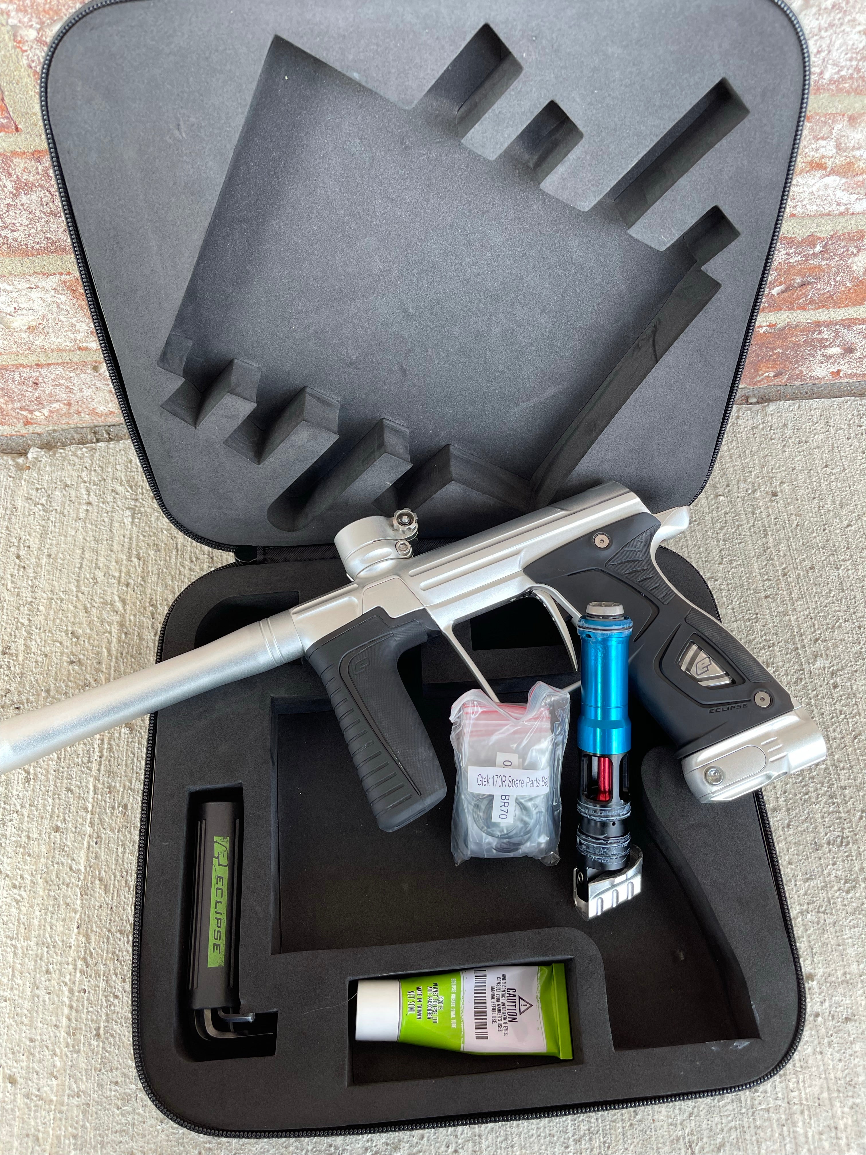 Used Planet Eclipse 170R Paintball Gun - Silver - Image 5