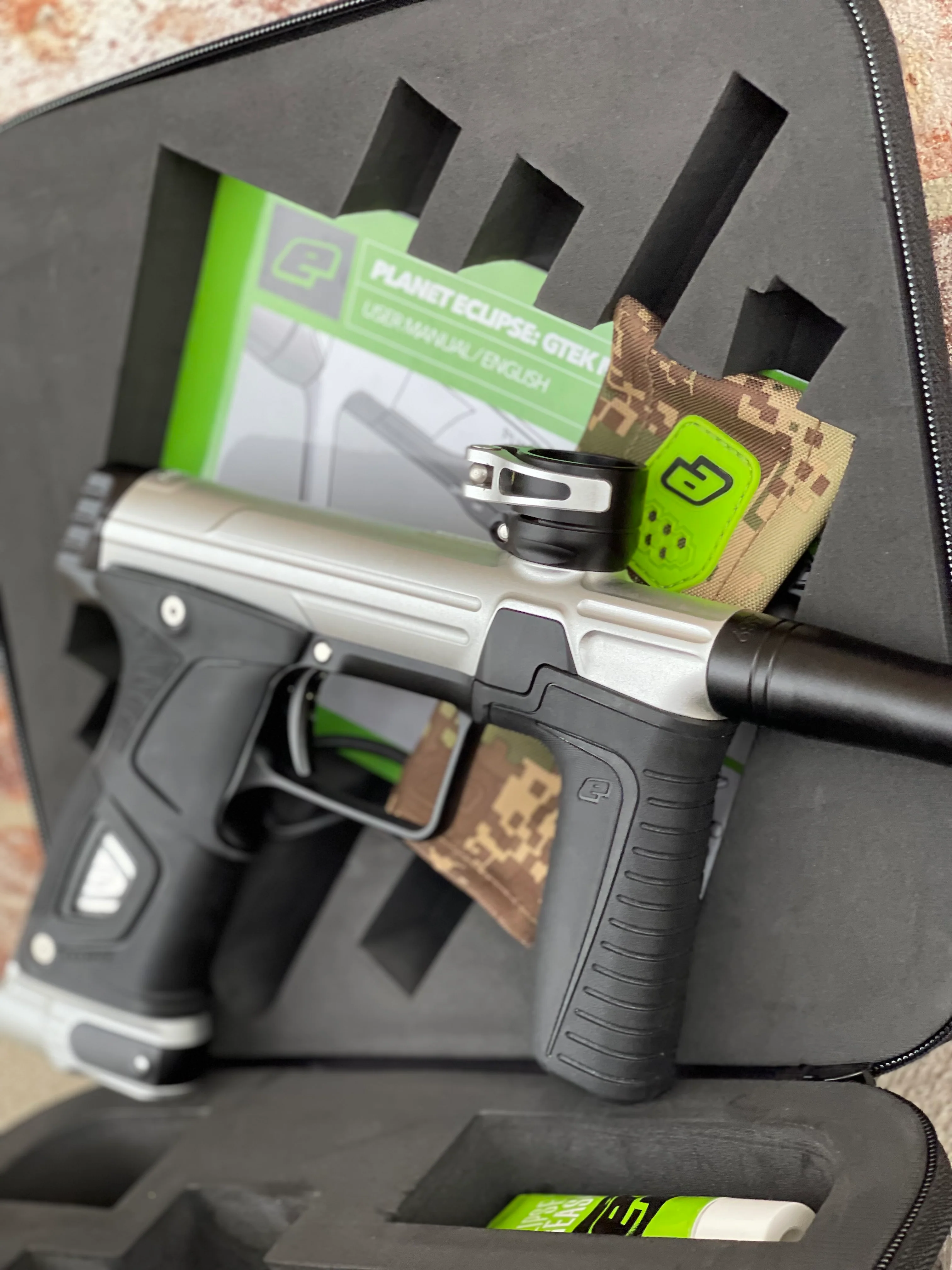 Used Planet Eclipse M170R Paintball Gun - Silver Black - Image 2