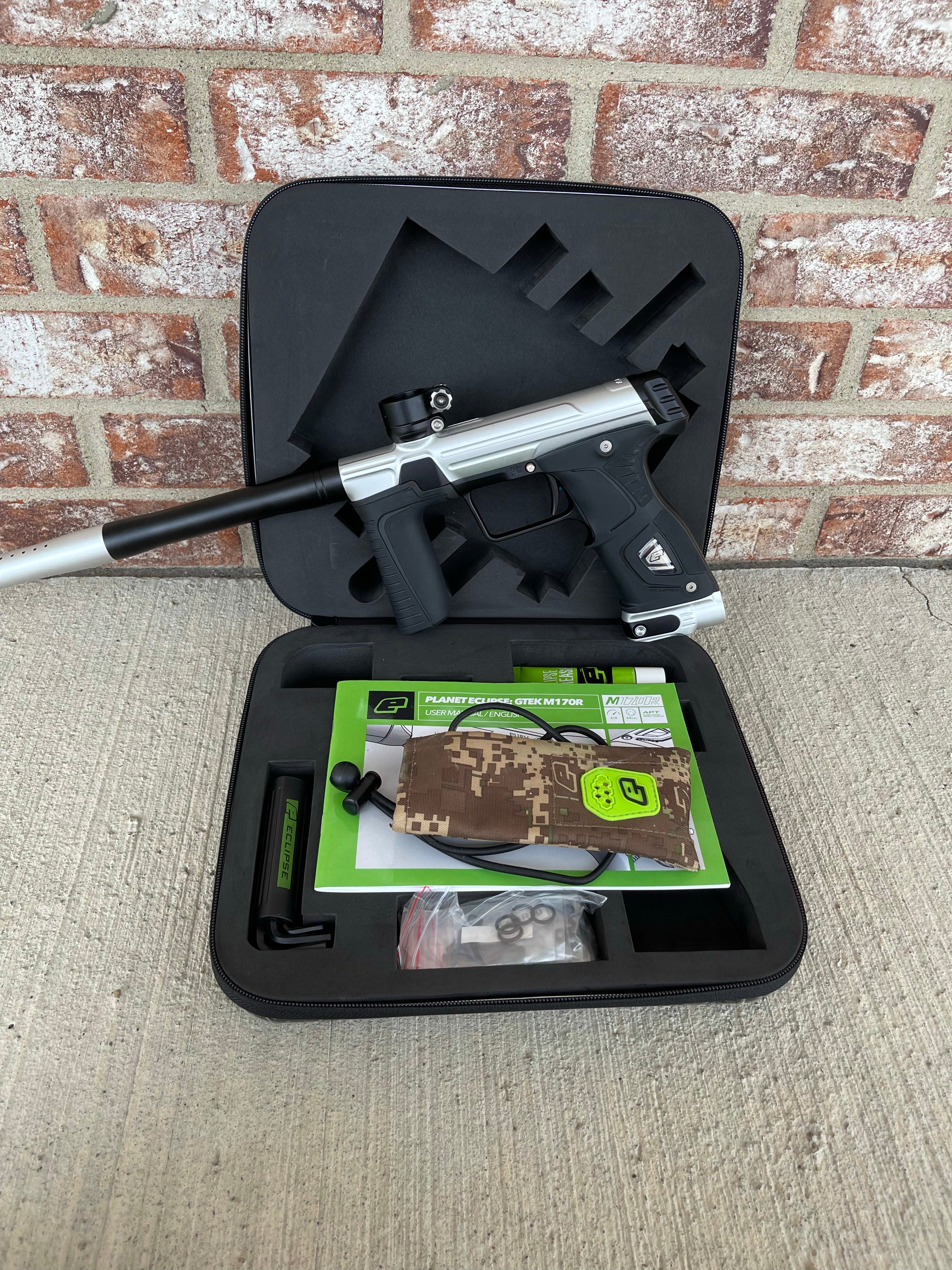 Used Planet Eclipse M170R Paintball Gun - Silver Black - Image 5