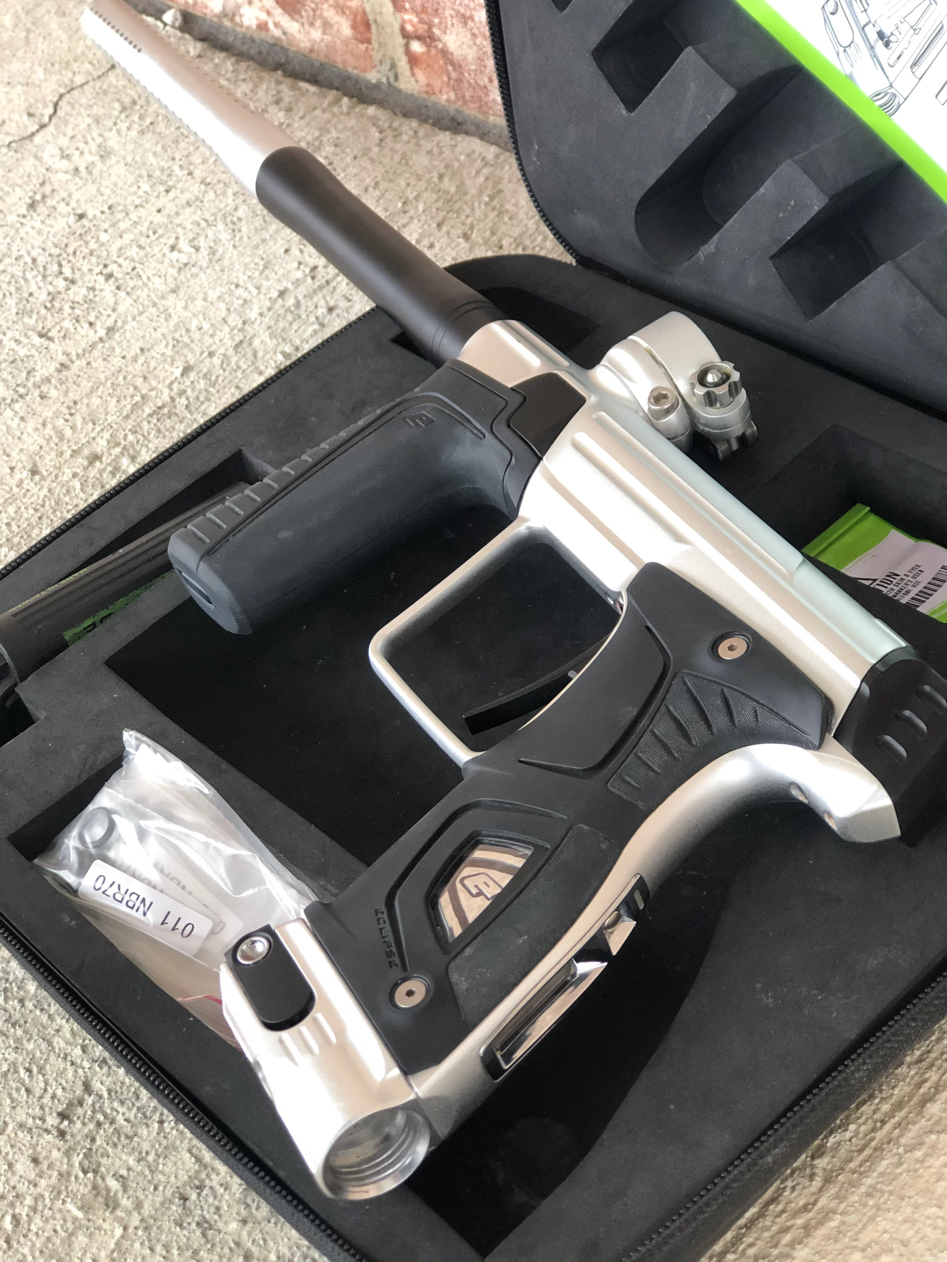 Used Planet Eclipse 170R Paintball Gun - Silver/Black - Image 9