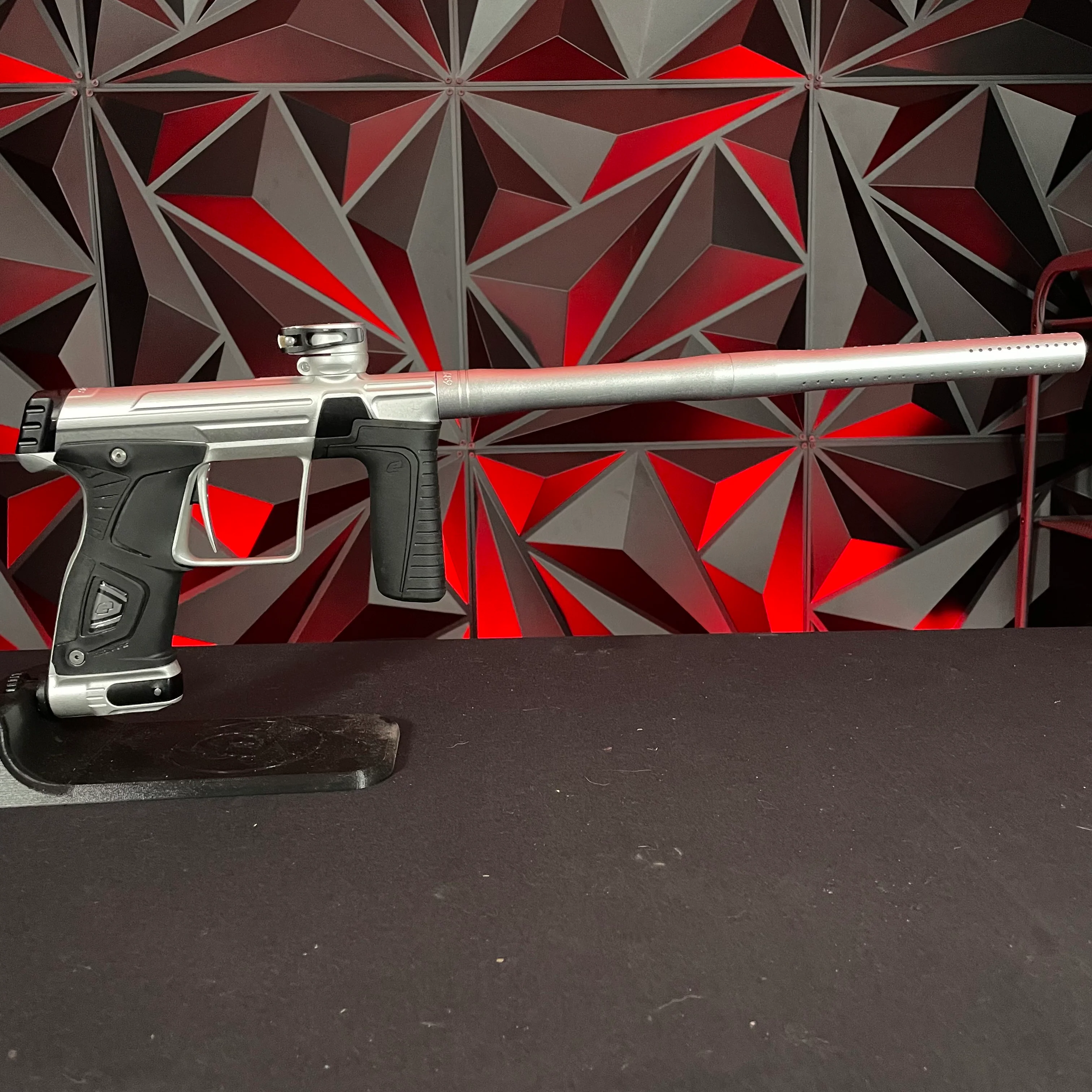 Used Planet Eclipse 170r Paintball Gun - Silver/Black (ALL SILVER BARREL) - Image 5