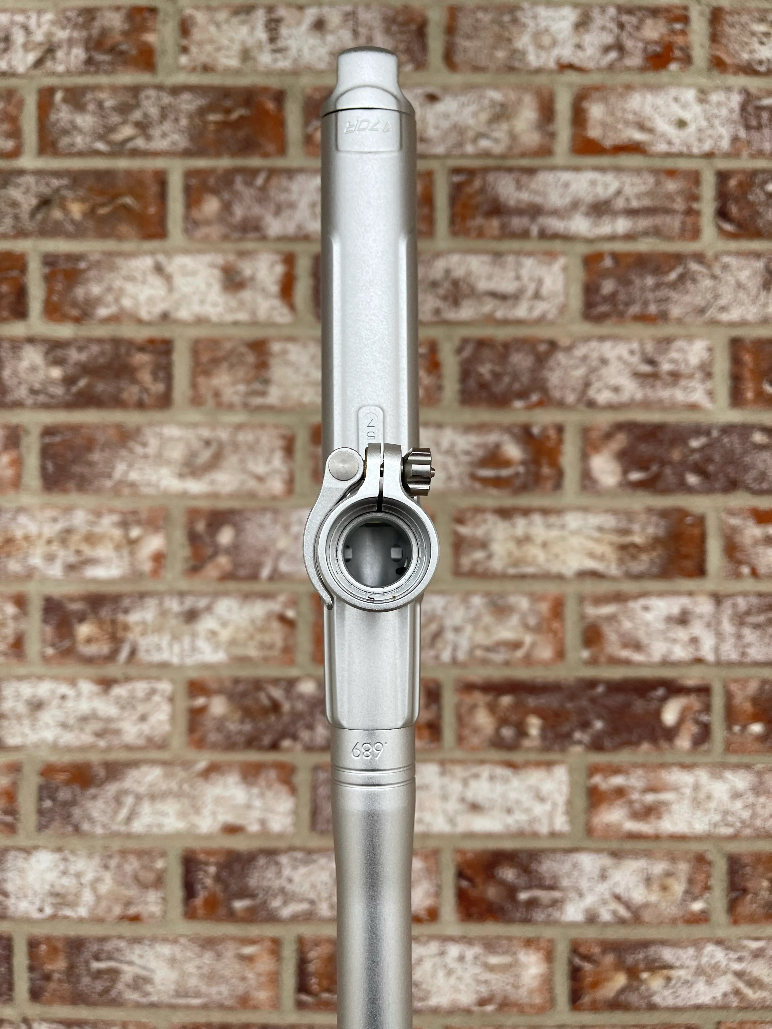 Used Planet Eclipse 170R Paintball Gun - Silver w/ White Grips and Deuce Trigger - Image 6