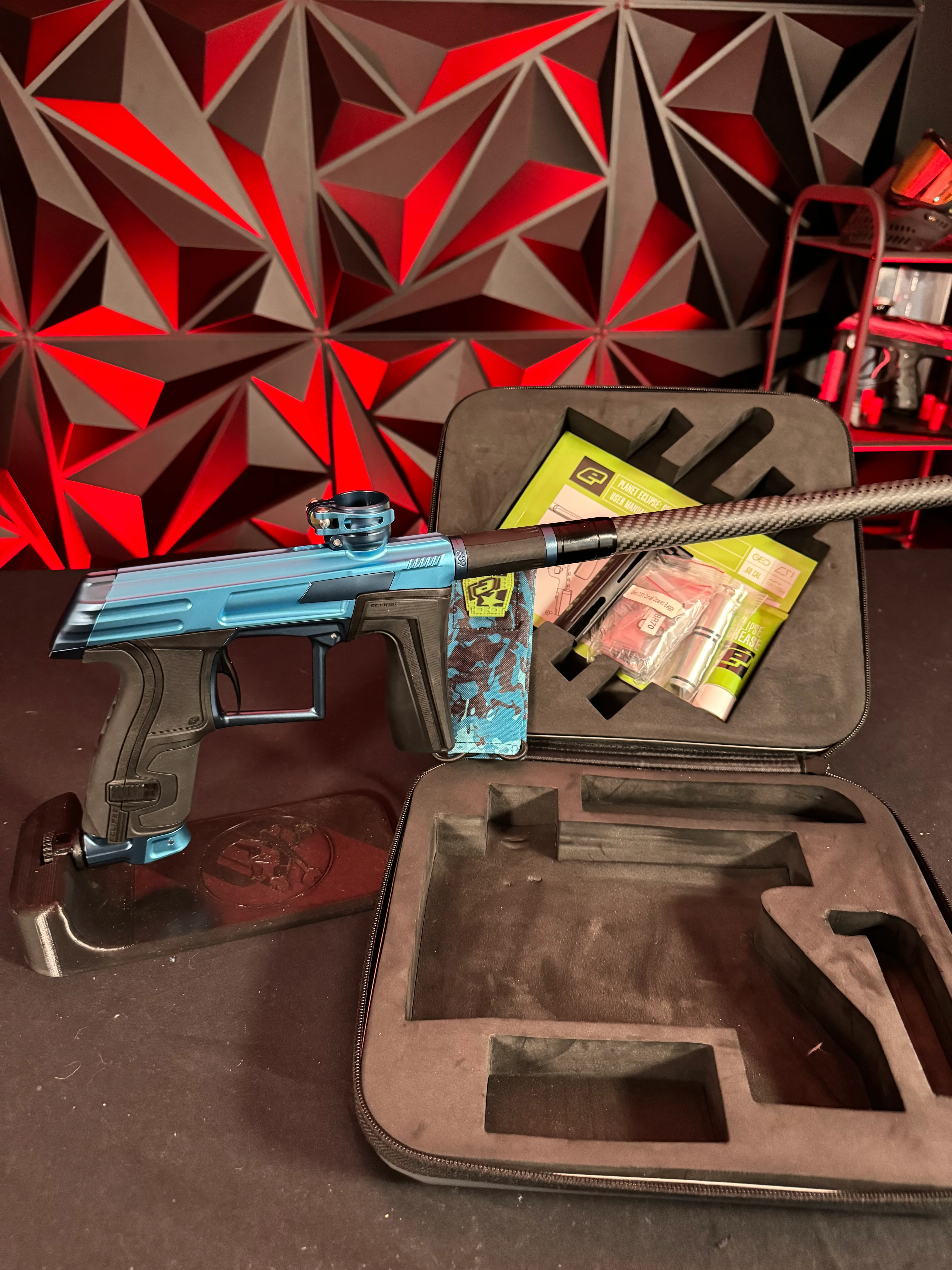 Used Planet Eclipse CS1.5 Paintball Gun - Teal/Blue - Image 7