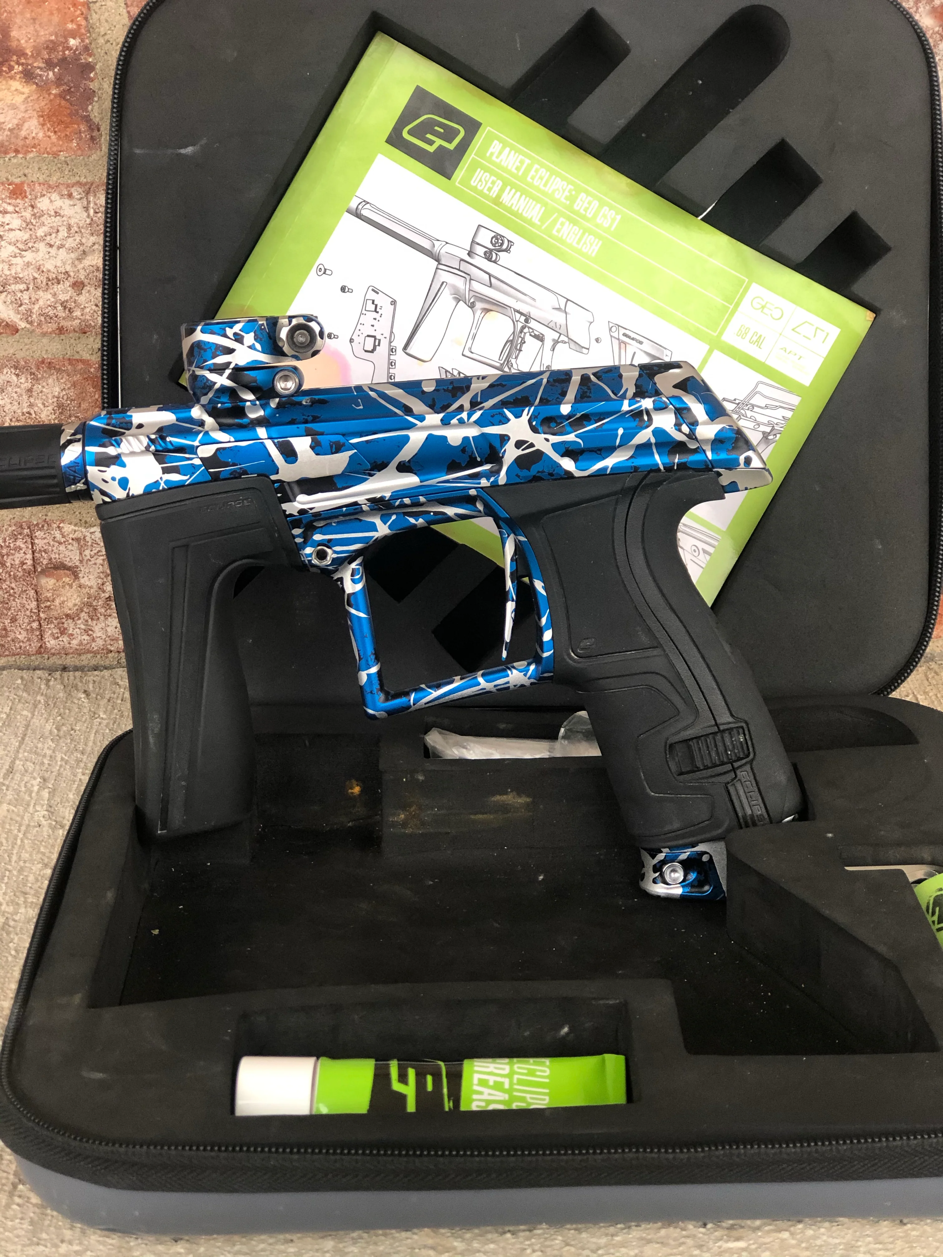 Used Planet Eclipse Cs1.5 Paintball Gun - Electric Skies Splash - Image 3