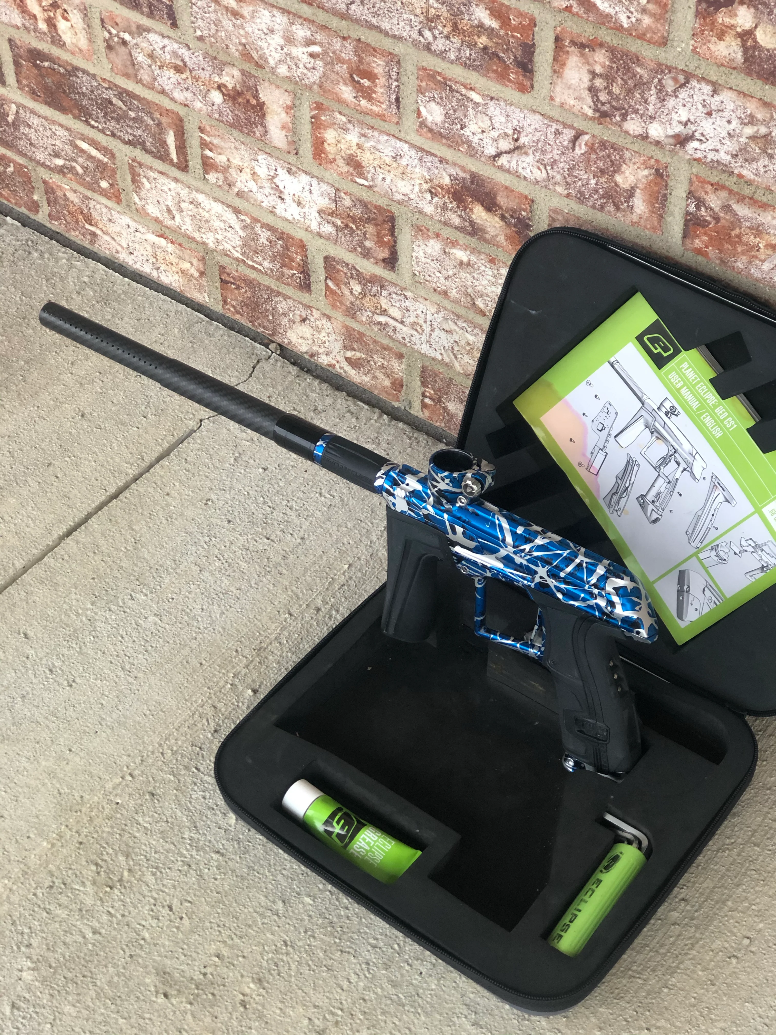 Used Planet Eclipse Cs1.5 Paintball Gun - Electric Skies Splash - Image 4