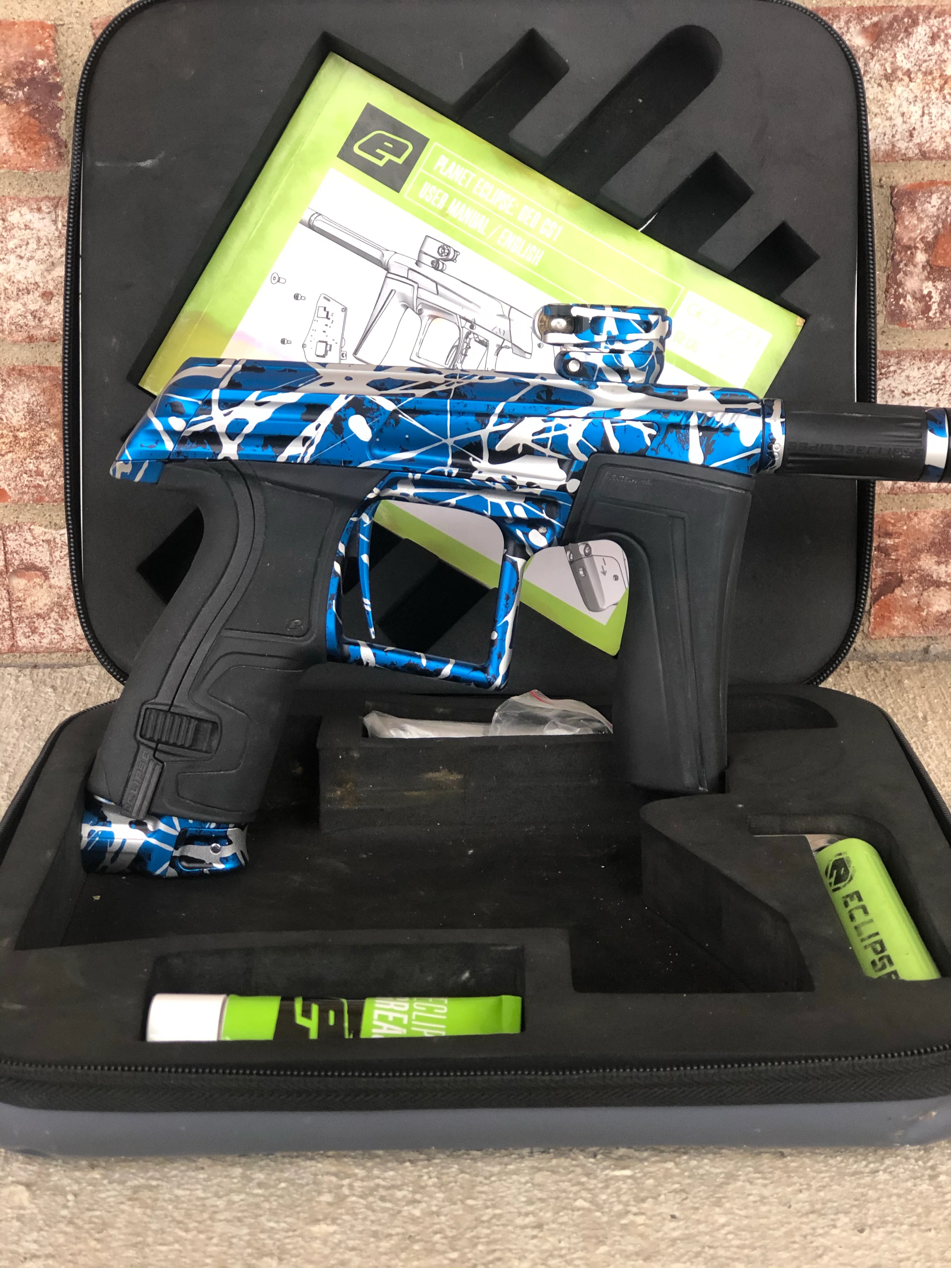 Used Planet Eclipse Cs1.5 Paintball Gun - Electric Skies Splash - Image 5