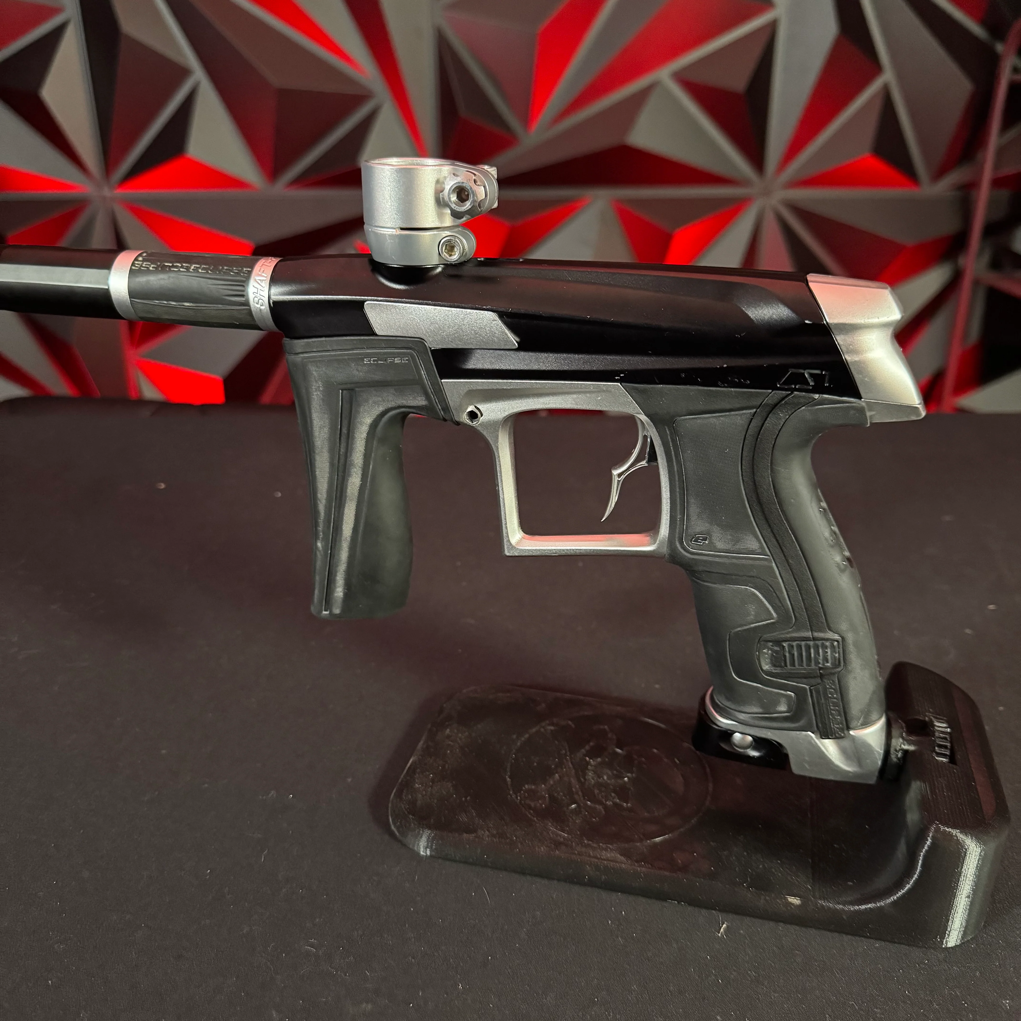 Used Planet Eclipse Cs1 Paintball Gun - Black/Silver w/Deuce Trigger - Image 3