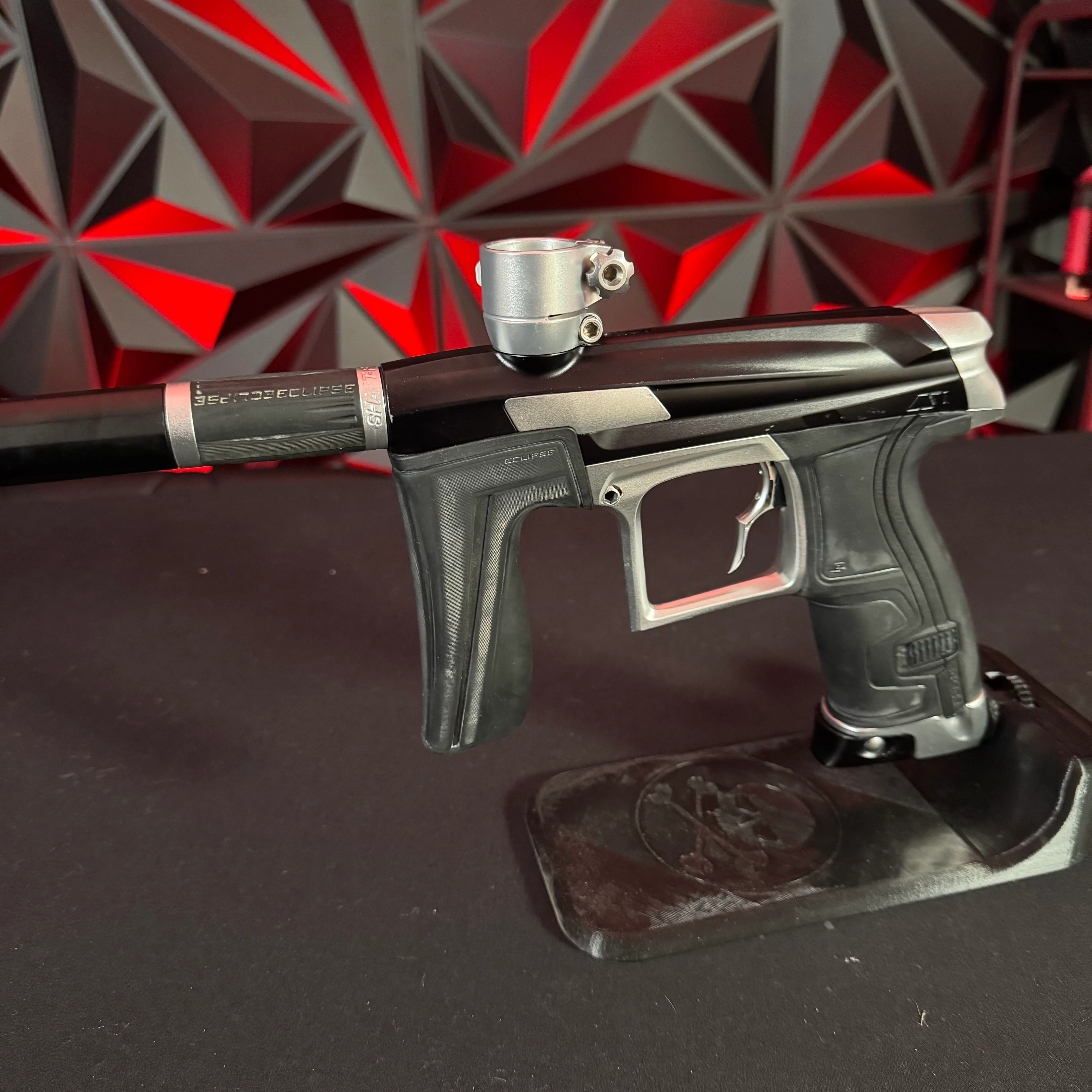 Used Planet Eclipse Cs1 Paintball Gun - Black/Silver w/Deuce Trigger - Image 5