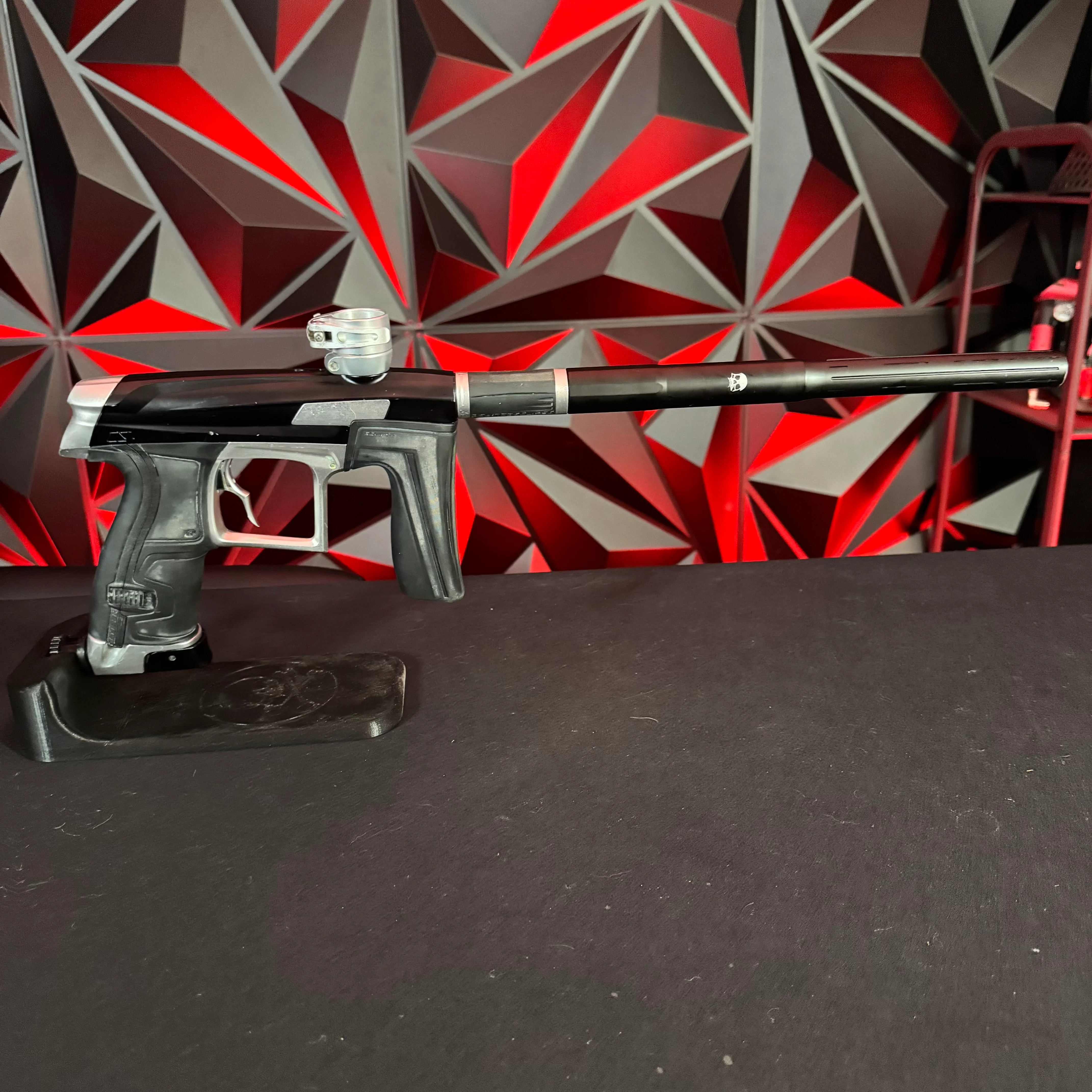 Used Planet Eclipse Cs1 Paintball Gun - Black/Silver w/Deuce Trigger - Image 6