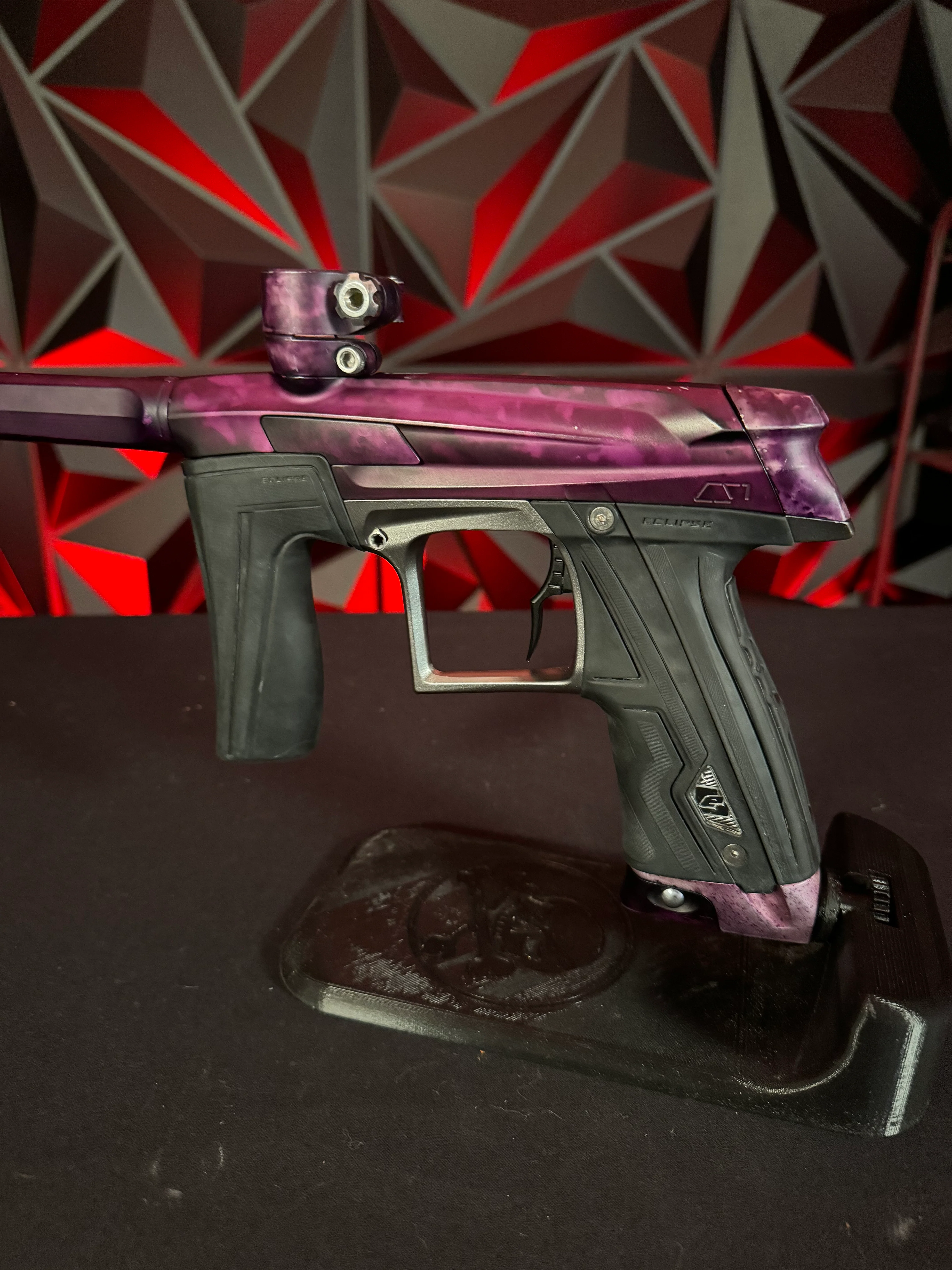 Used Planet Eclipse CS1 Paintball Gun - Dust Purple Acid Wash - Image 3