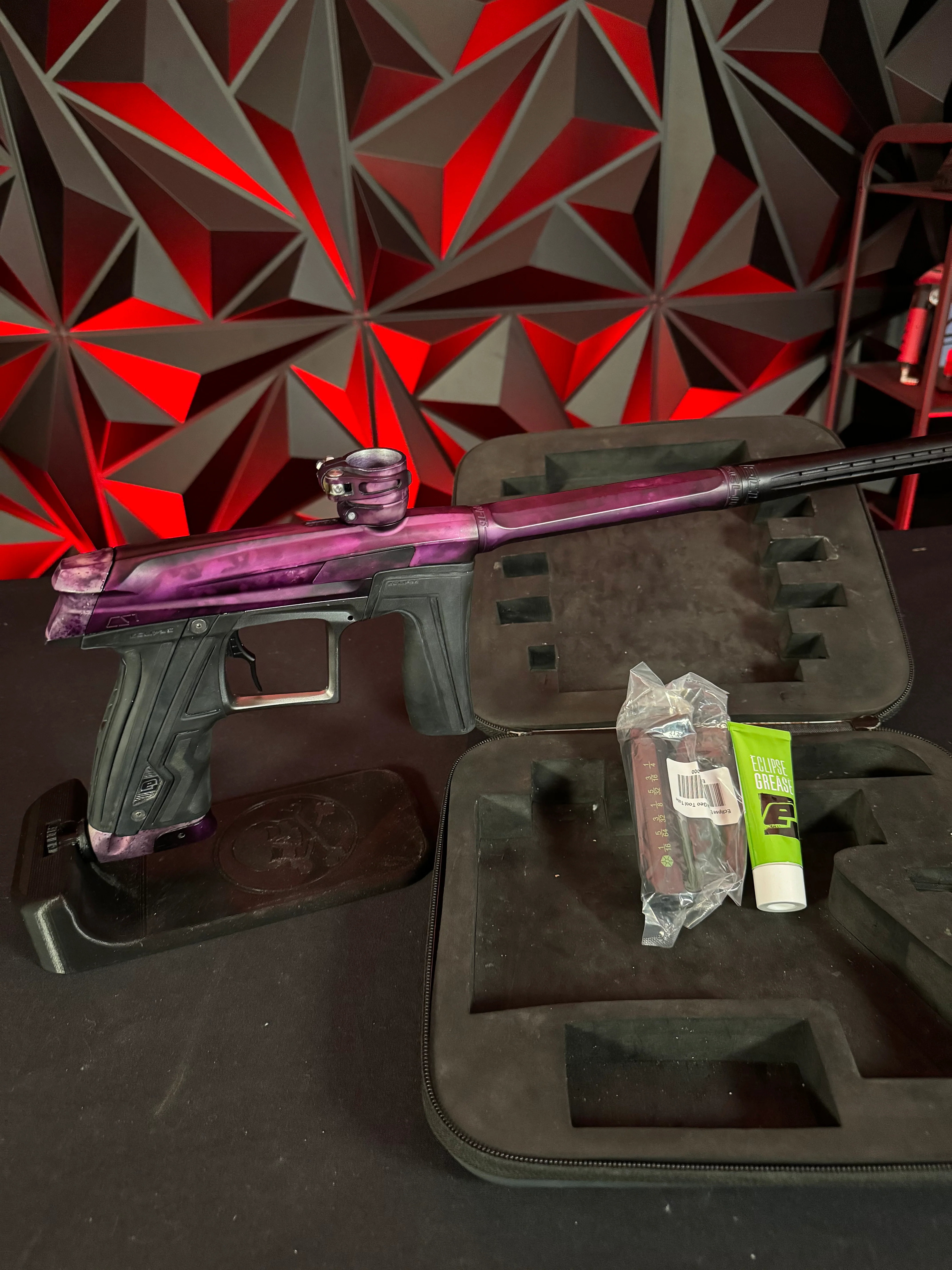 Used Planet Eclipse CS1 Paintball Gun - Dust Purple Acid Wash - Image 5
