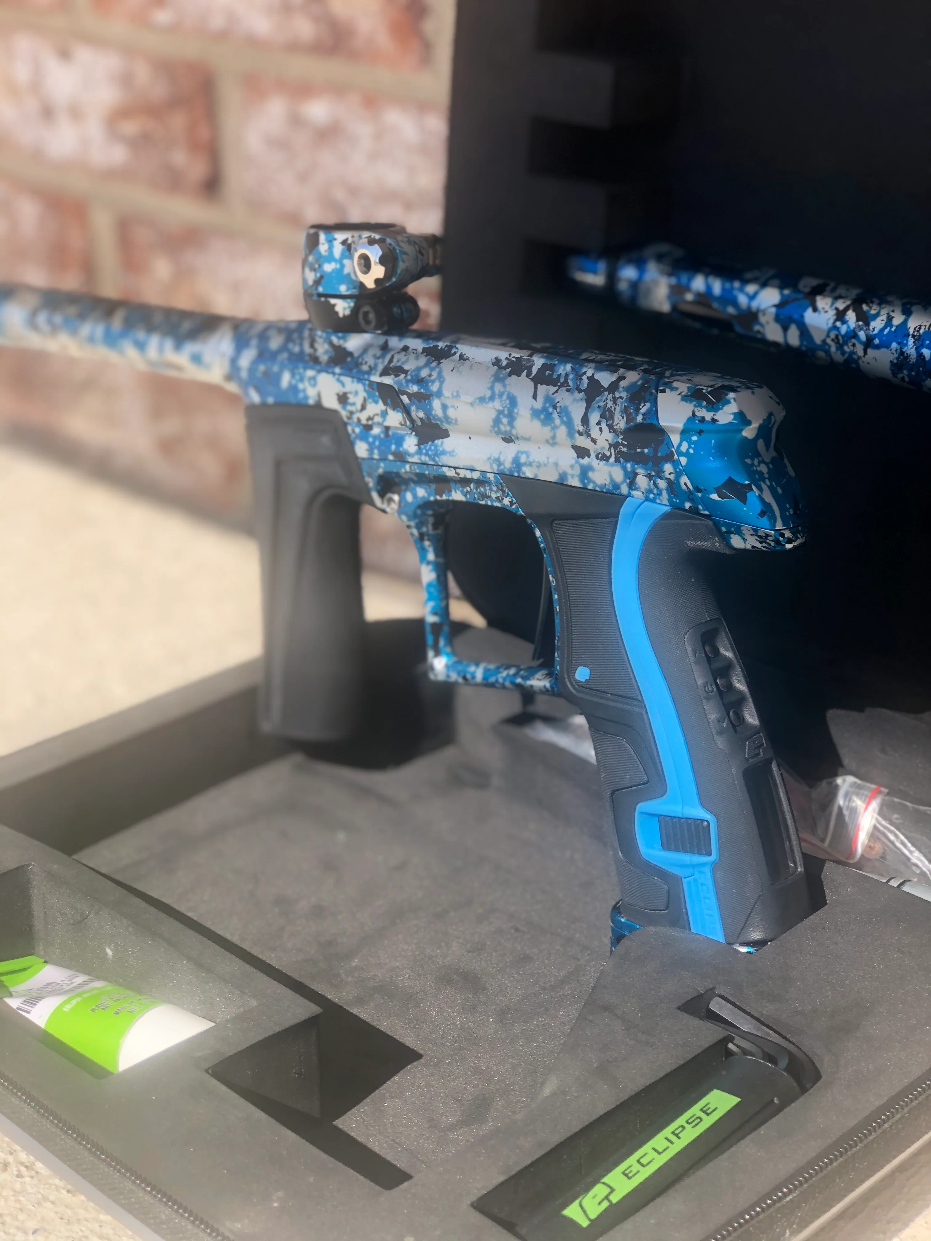 Used Planet Eclipse Cs1 Paintball Gun - Ice Splash - Image 2
