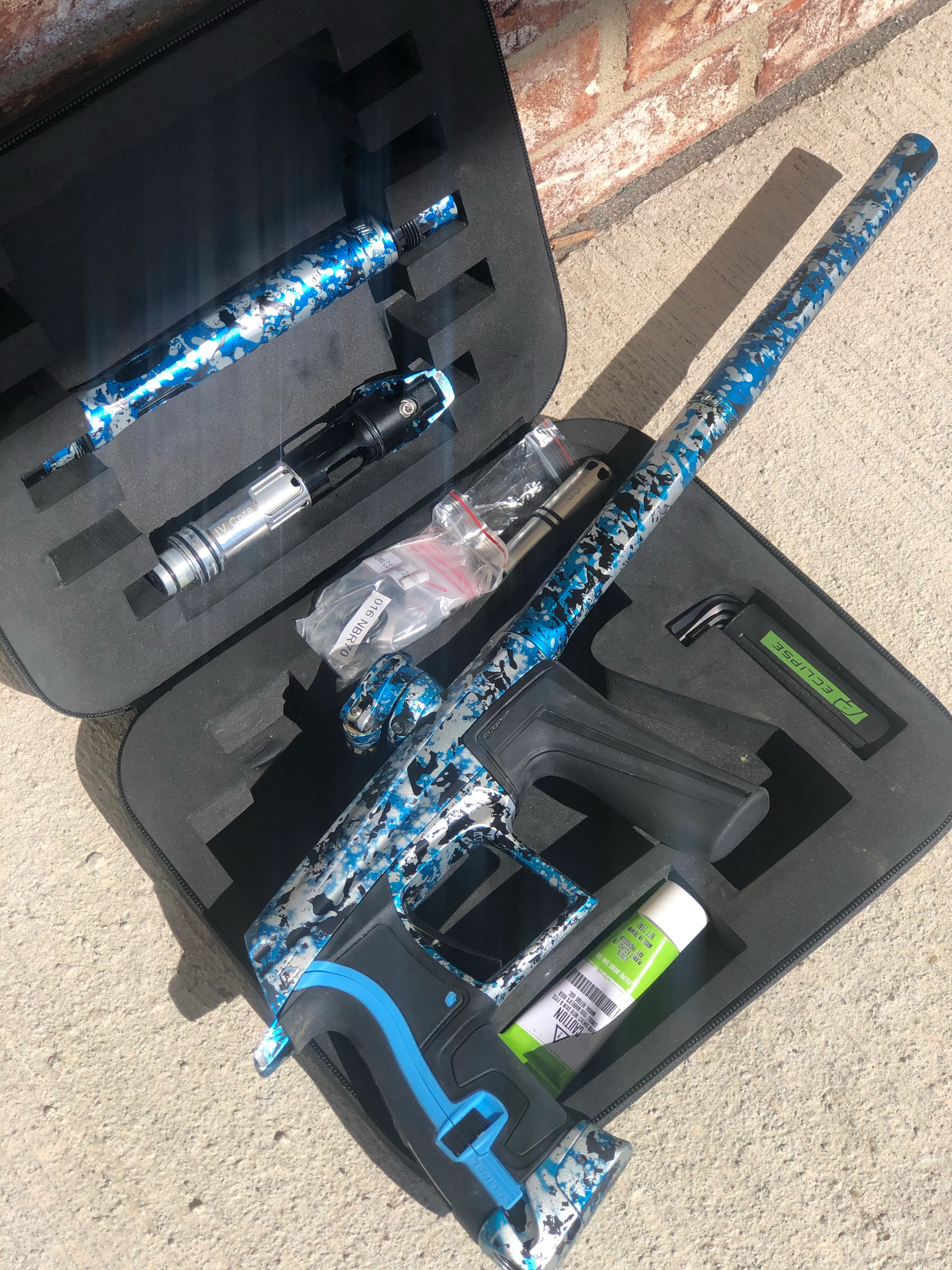 Used Planet Eclipse Cs1 Paintball Gun - Ice Splash - Image 8