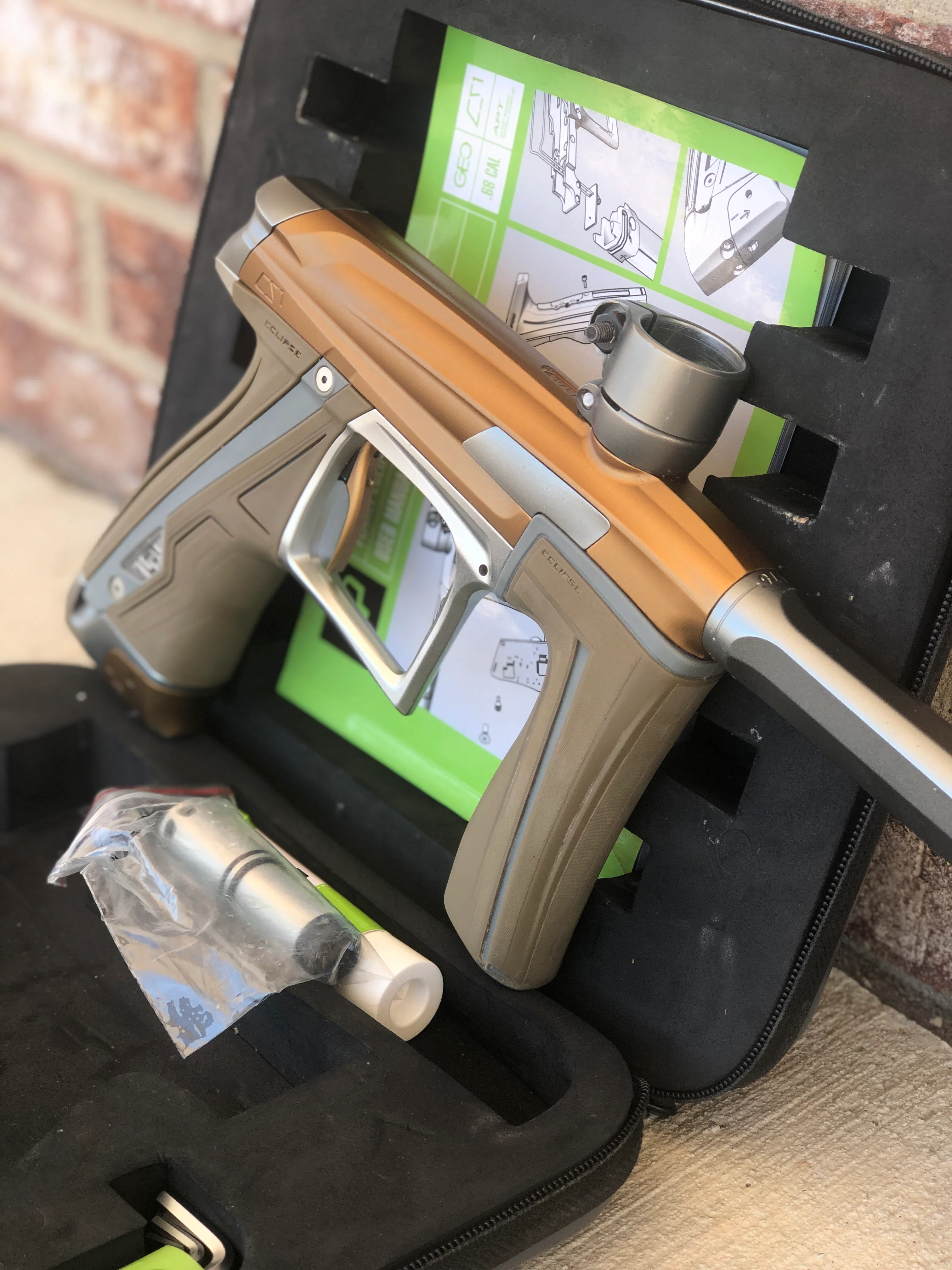 Used Planet Eclipse CS1 Paintball Marker - Tan/Grey - Image 2