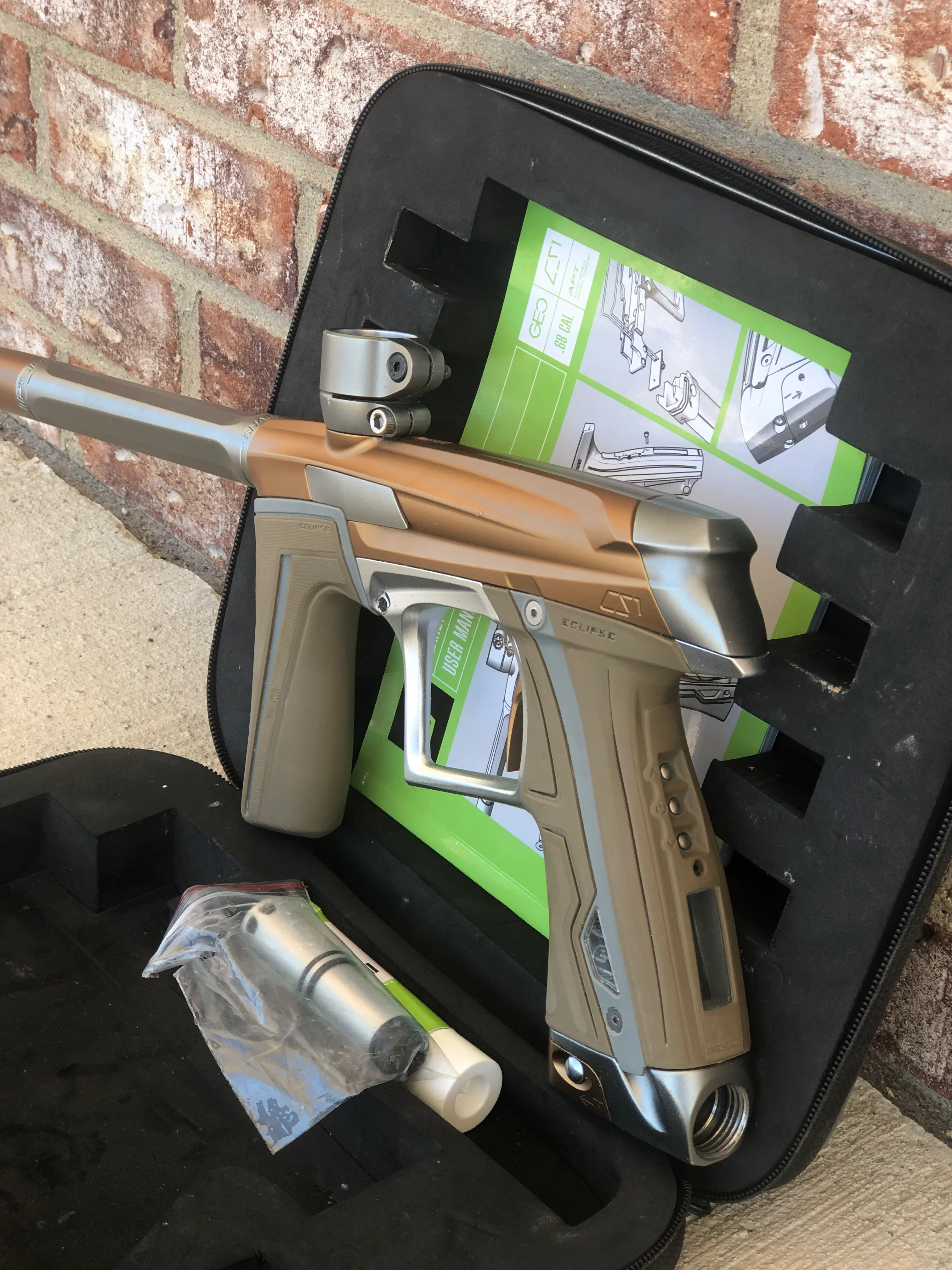 Used Planet Eclipse CS1 Paintball Marker - Tan/Grey - Image 3