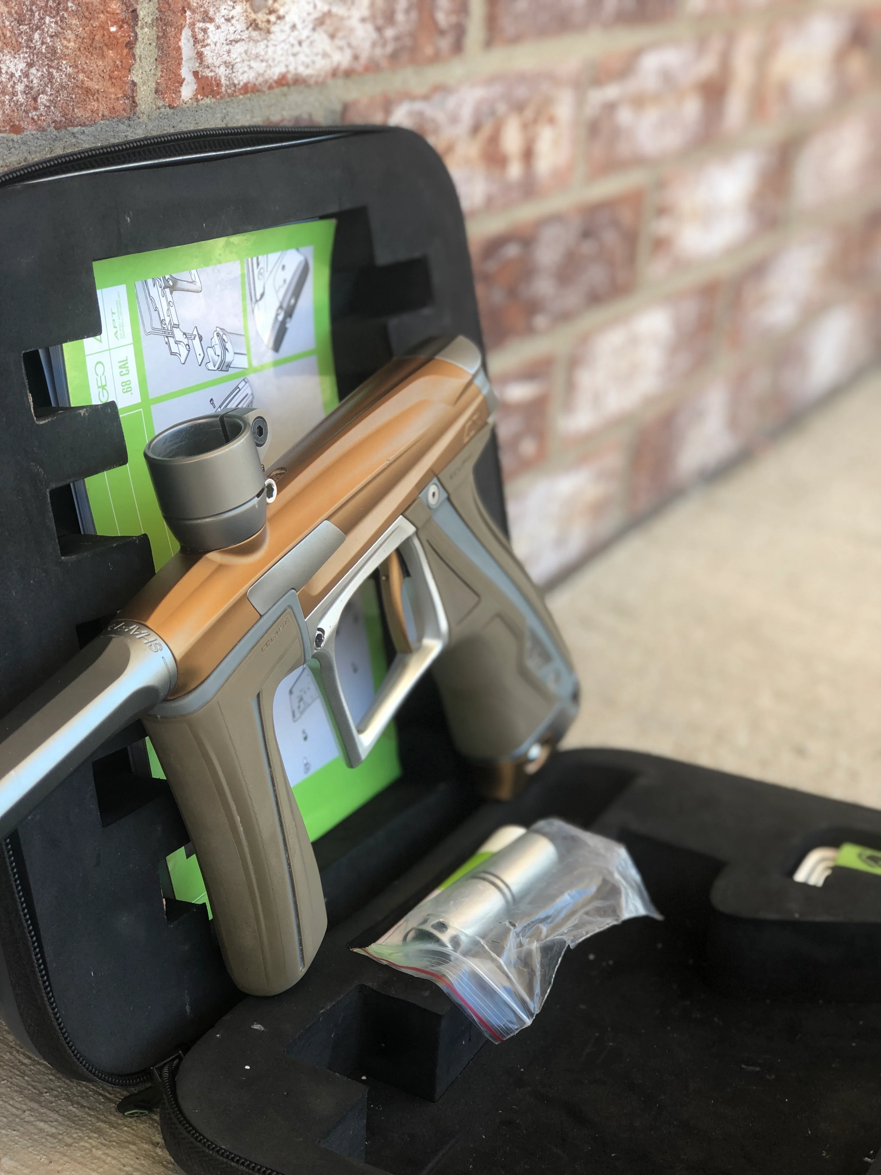 Used Planet Eclipse CS1 Paintball Marker - Tan/Grey - Image 4