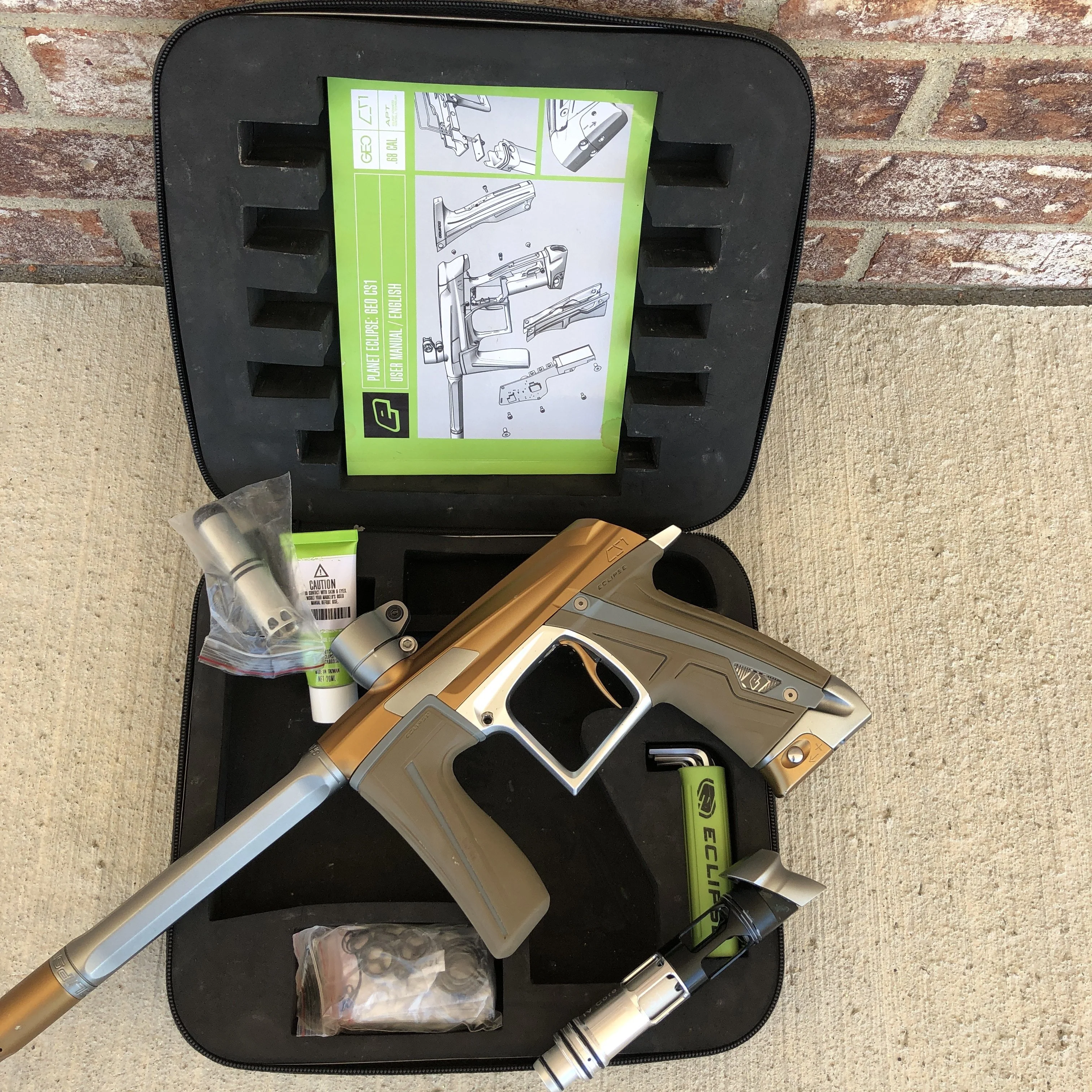 Used Planet Eclipse CS1 Paintball Marker - Tan/Grey - Image 5