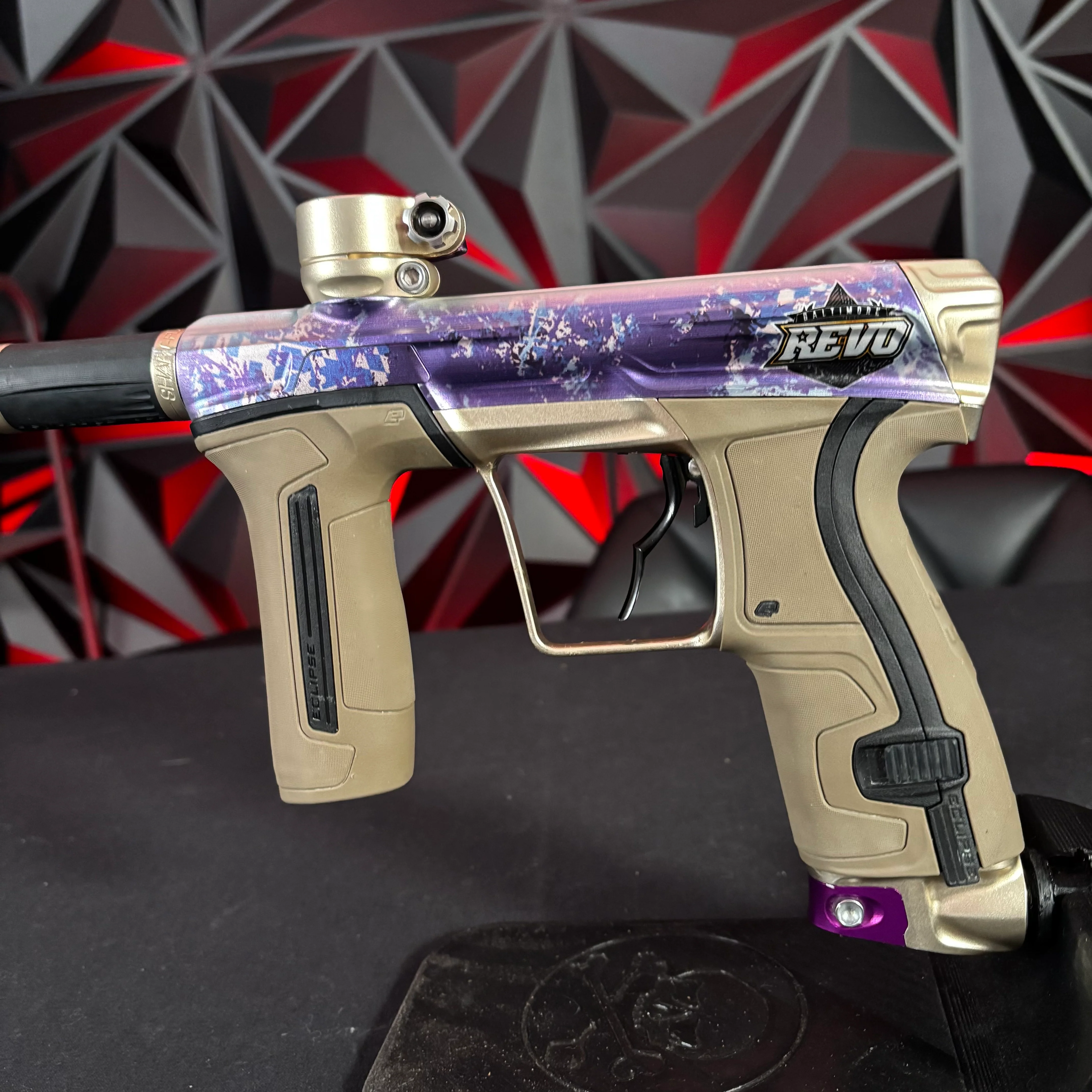 Used Planet Eclipse CS2 Paintball Gun - Limited Edition Revo w/ Infamous Deuce Trigger - Image 3