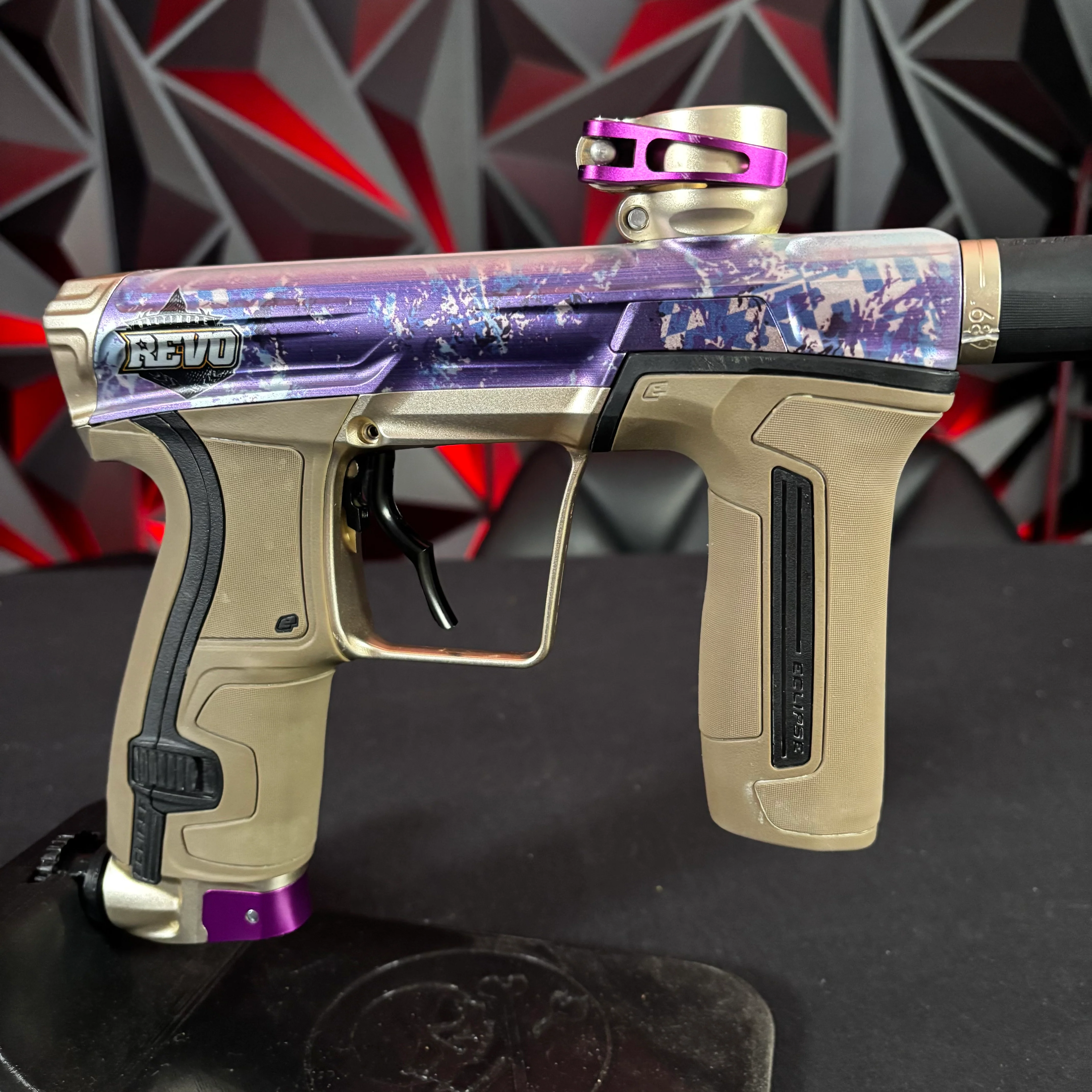 Used Planet Eclipse CS2 Paintball Gun - Limited Edition Revo w/ Infamous Deuce Trigger - Image 4