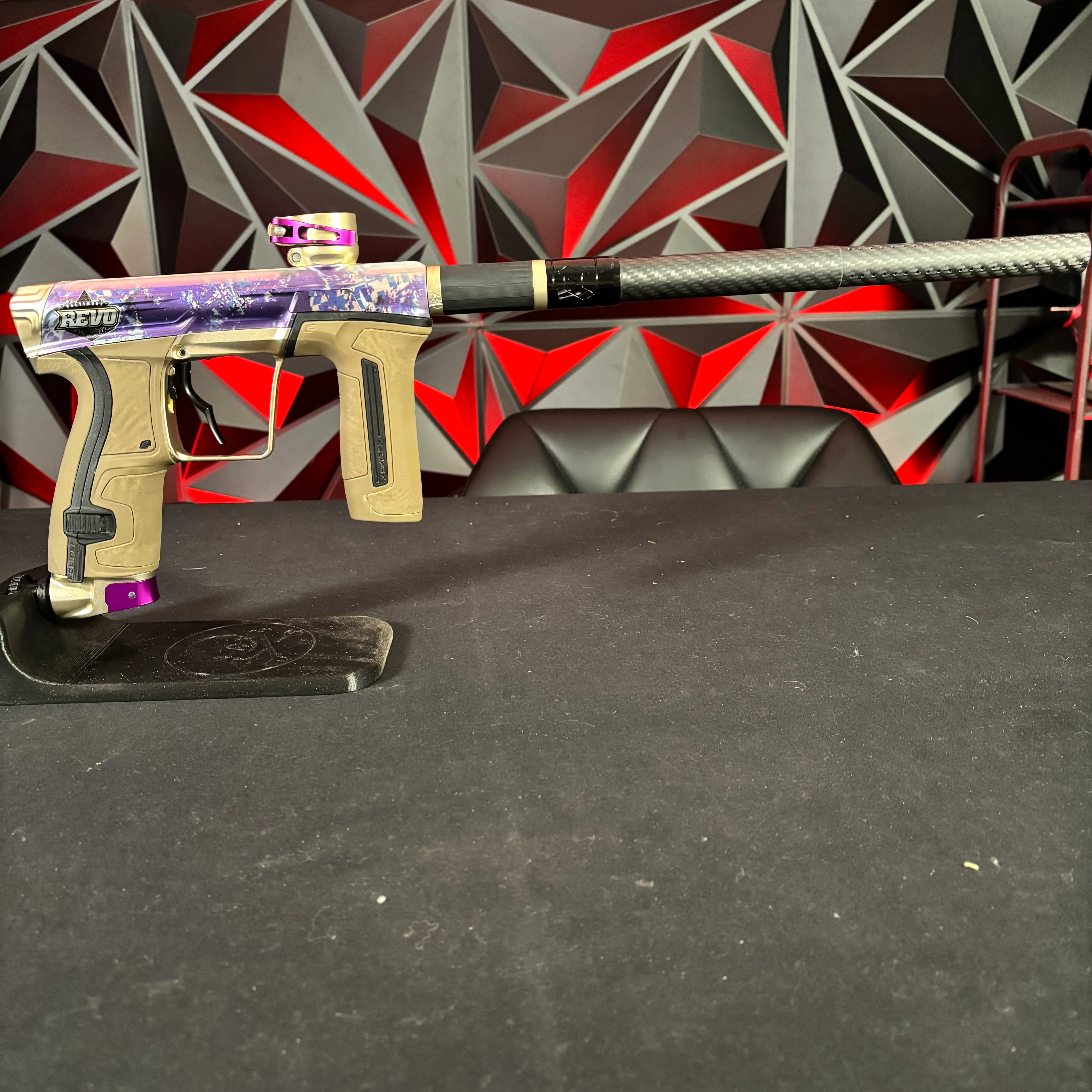 Used Planet Eclipse CS2 Paintball Gun - Limited Edition Revo w/ Infamous Deuce Trigger - Image 6
