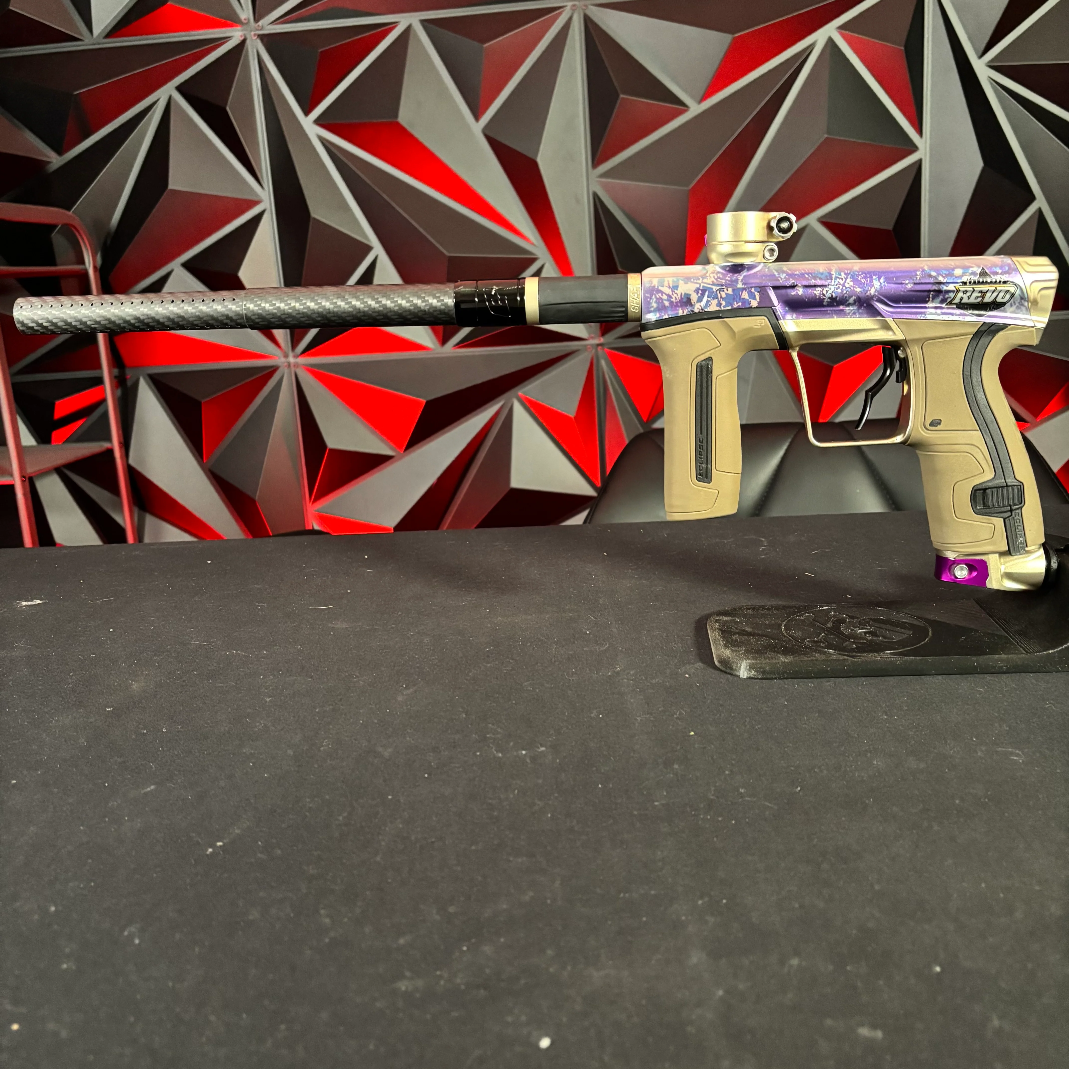 Used Planet Eclipse CS2 Paintball Gun - Limited Edition Revo w/ Infamous Deuce Trigger - Image 7