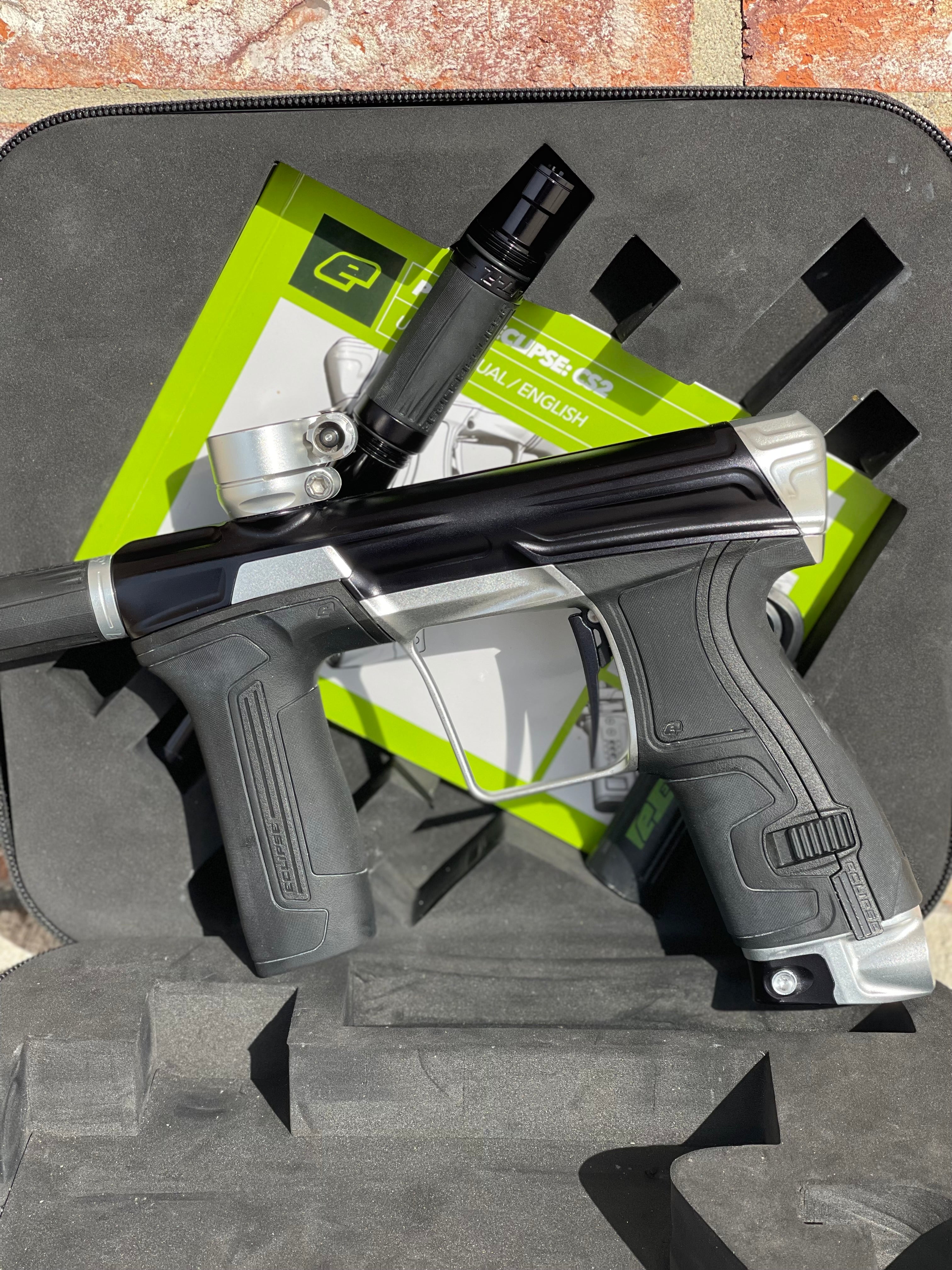 Used Planet Eclipse CS2 Paintball Gun - Black / Silver - Image 6