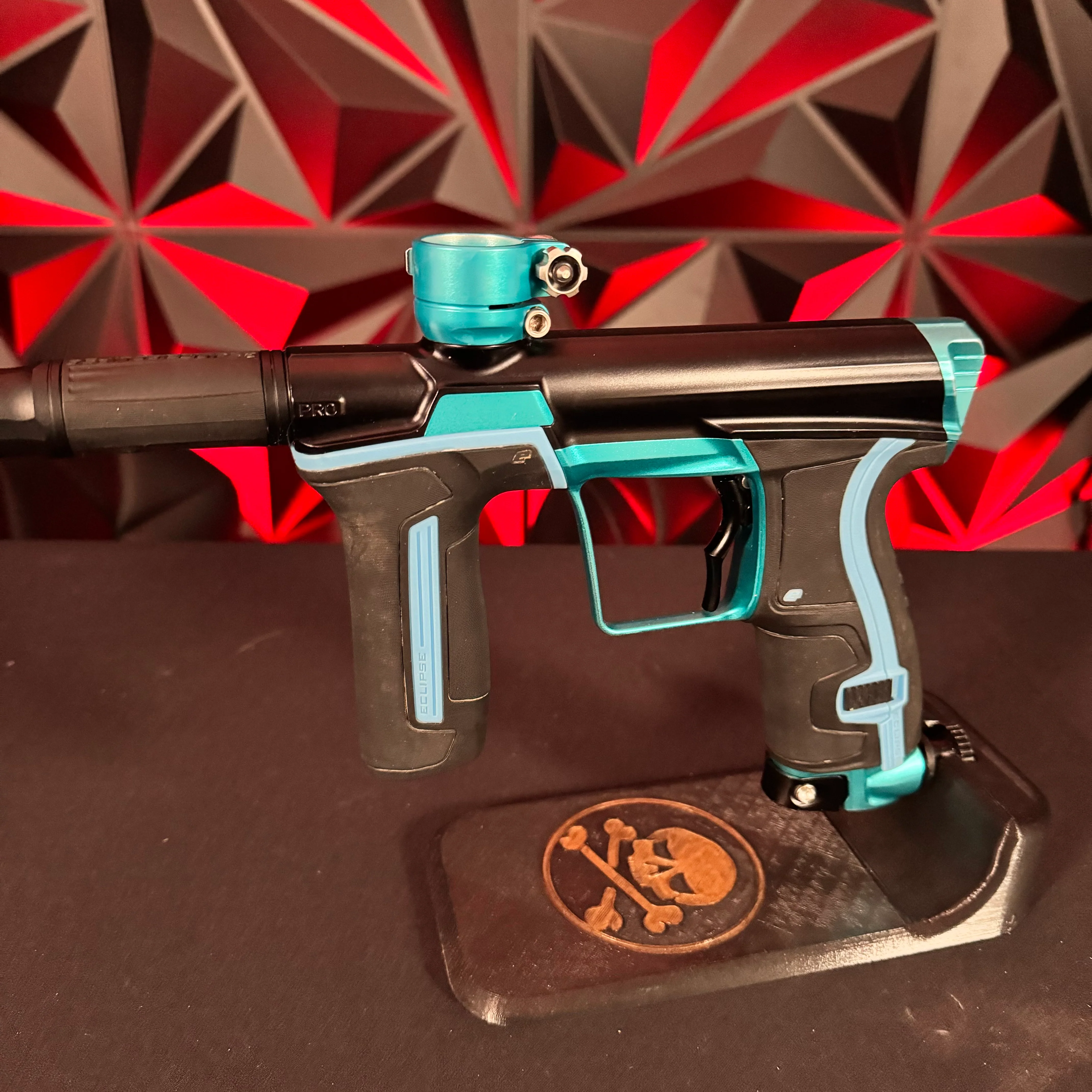 Used Planet Eclipse CS2 Pro Paintball Gun - Black / Teal - Image 5