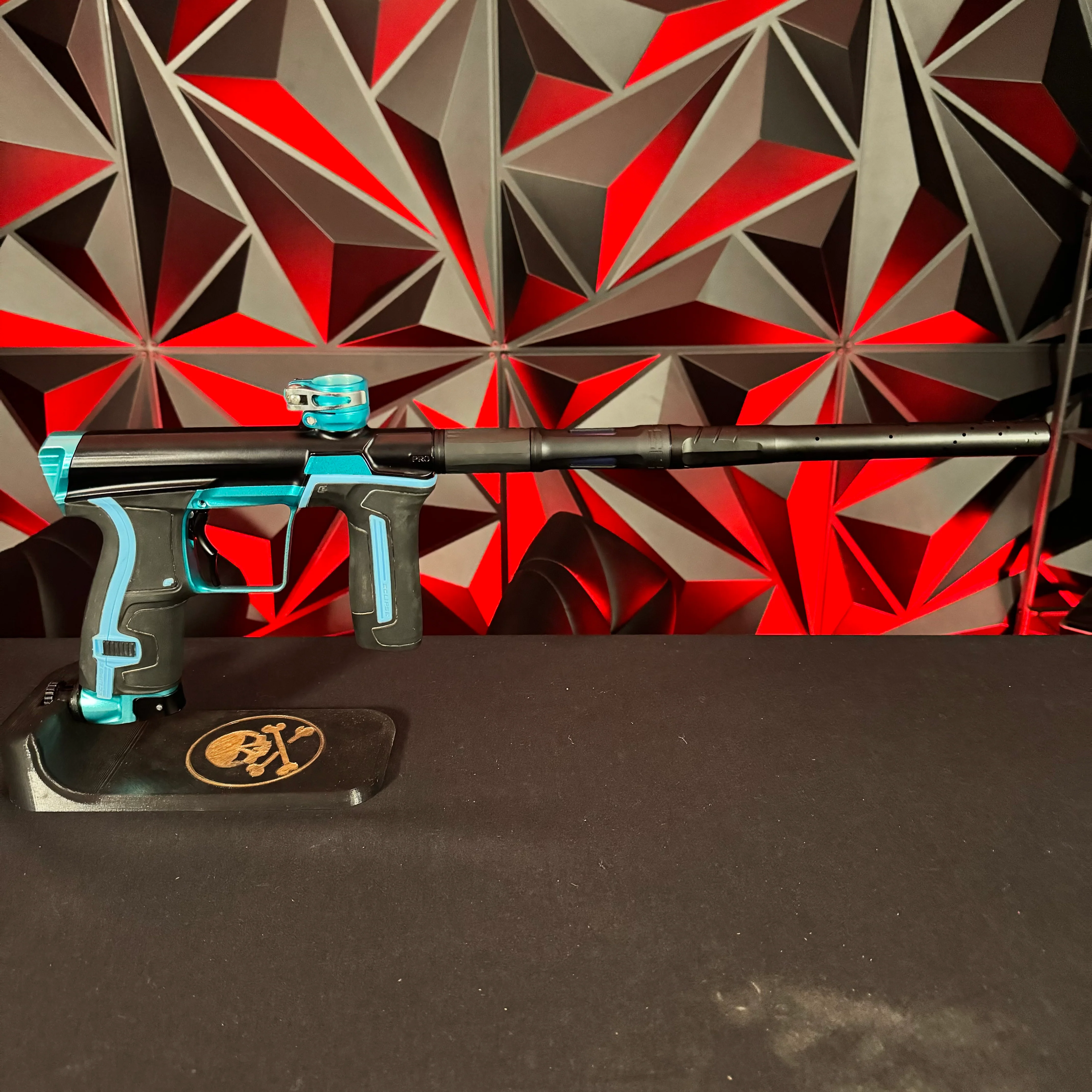 Used Planet Eclipse CS2 Pro Paintball Gun - Black / Teal - Image 6