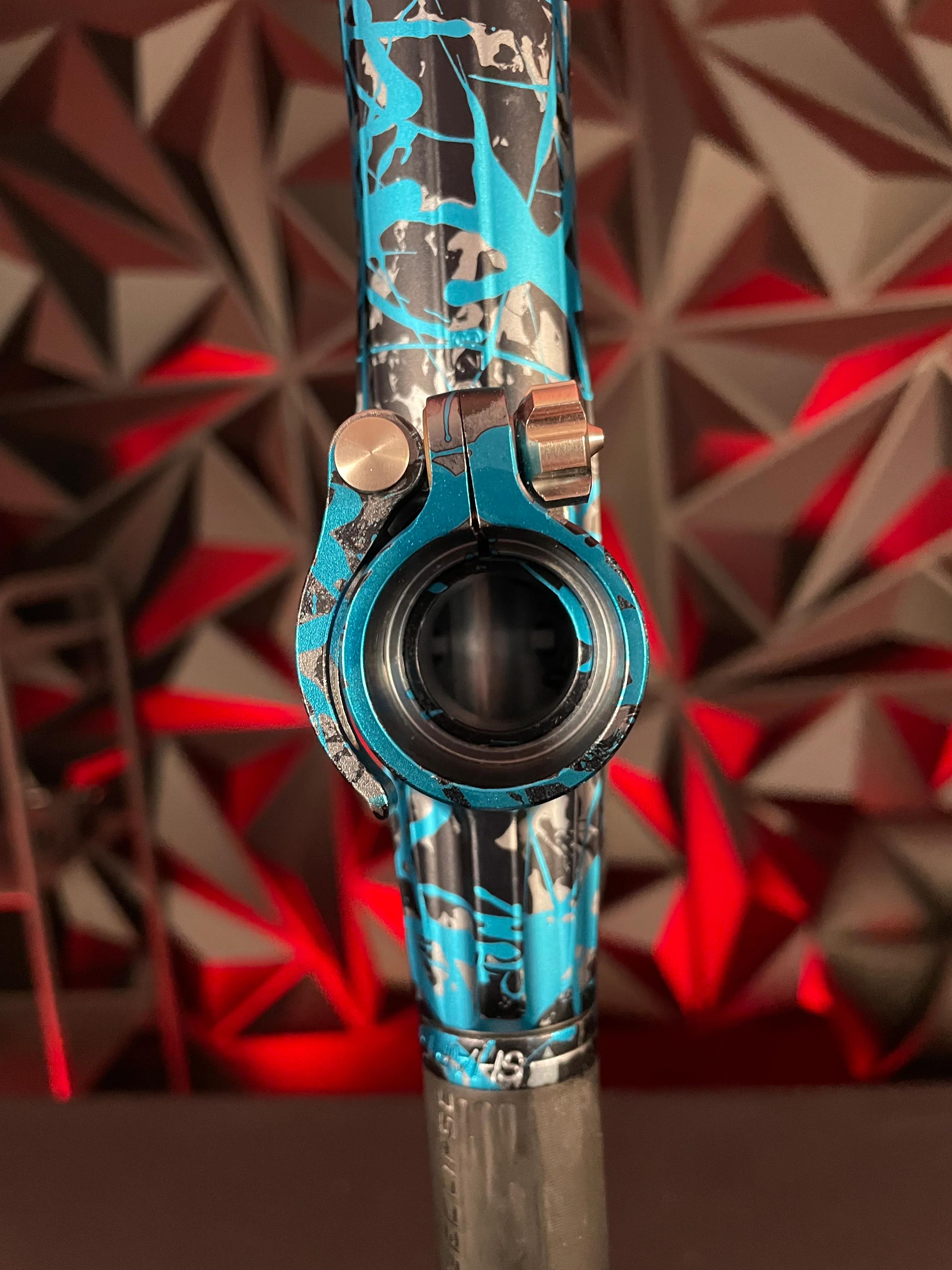 Used Planet Eclipse CS2 Paintball Gun - Dust Blue Shock Splash - Image 9