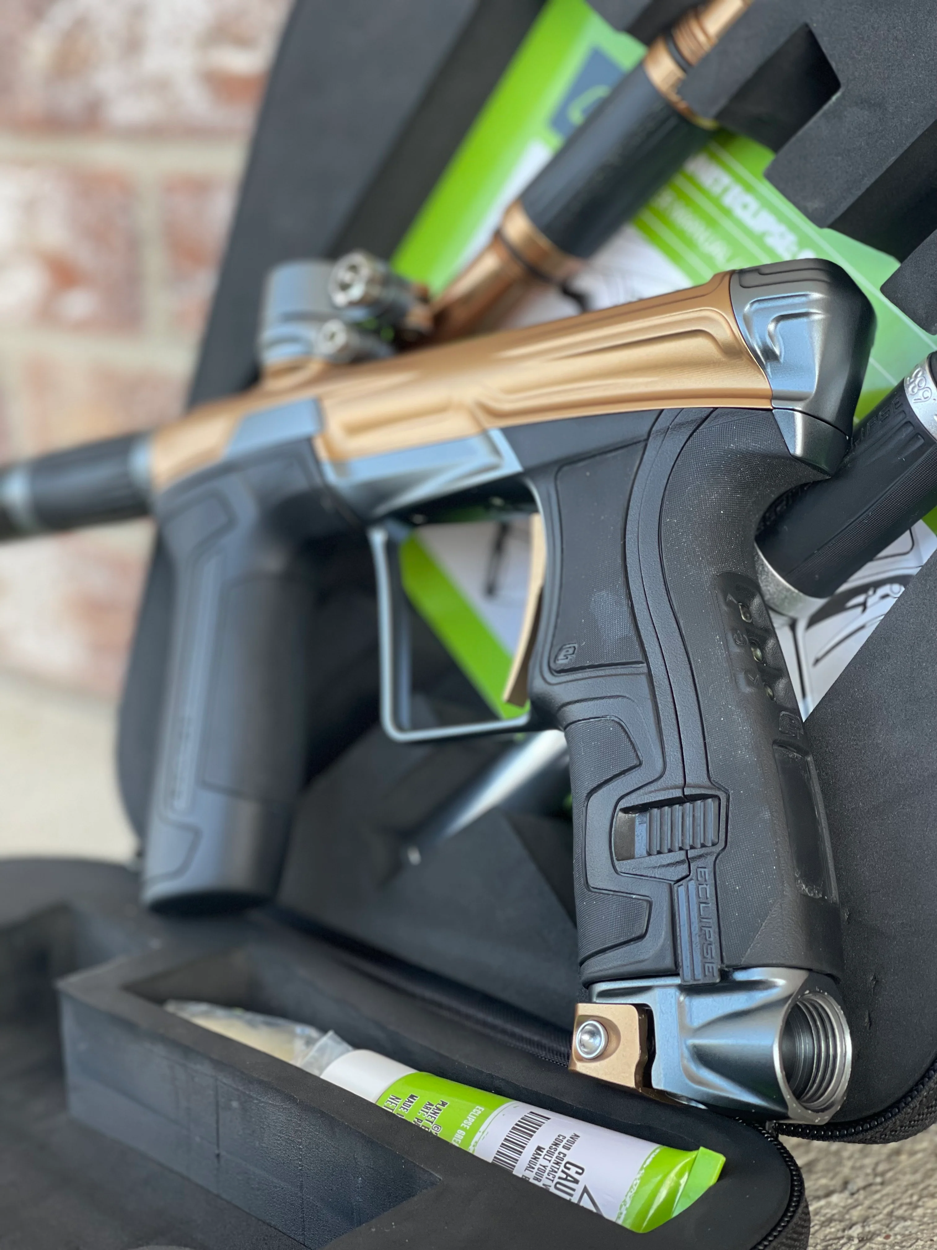Used Planet Eclipse CS2 Paintball Gun - Bronze / Pewter - Image 3