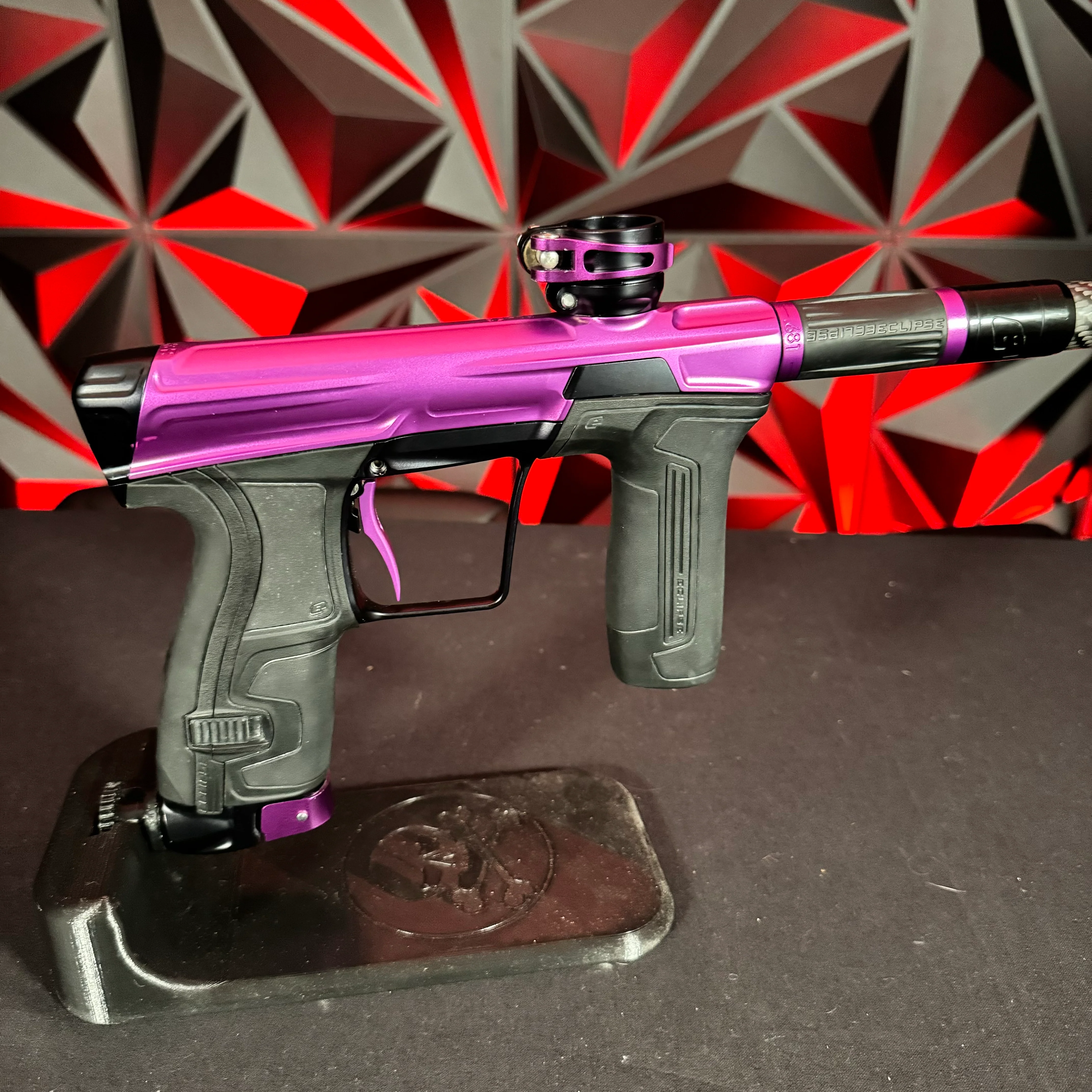 Used Planet Eclipse CS2 Paintball Gun - Dust Purple/Black w/ Scythe Trigger - Image 2