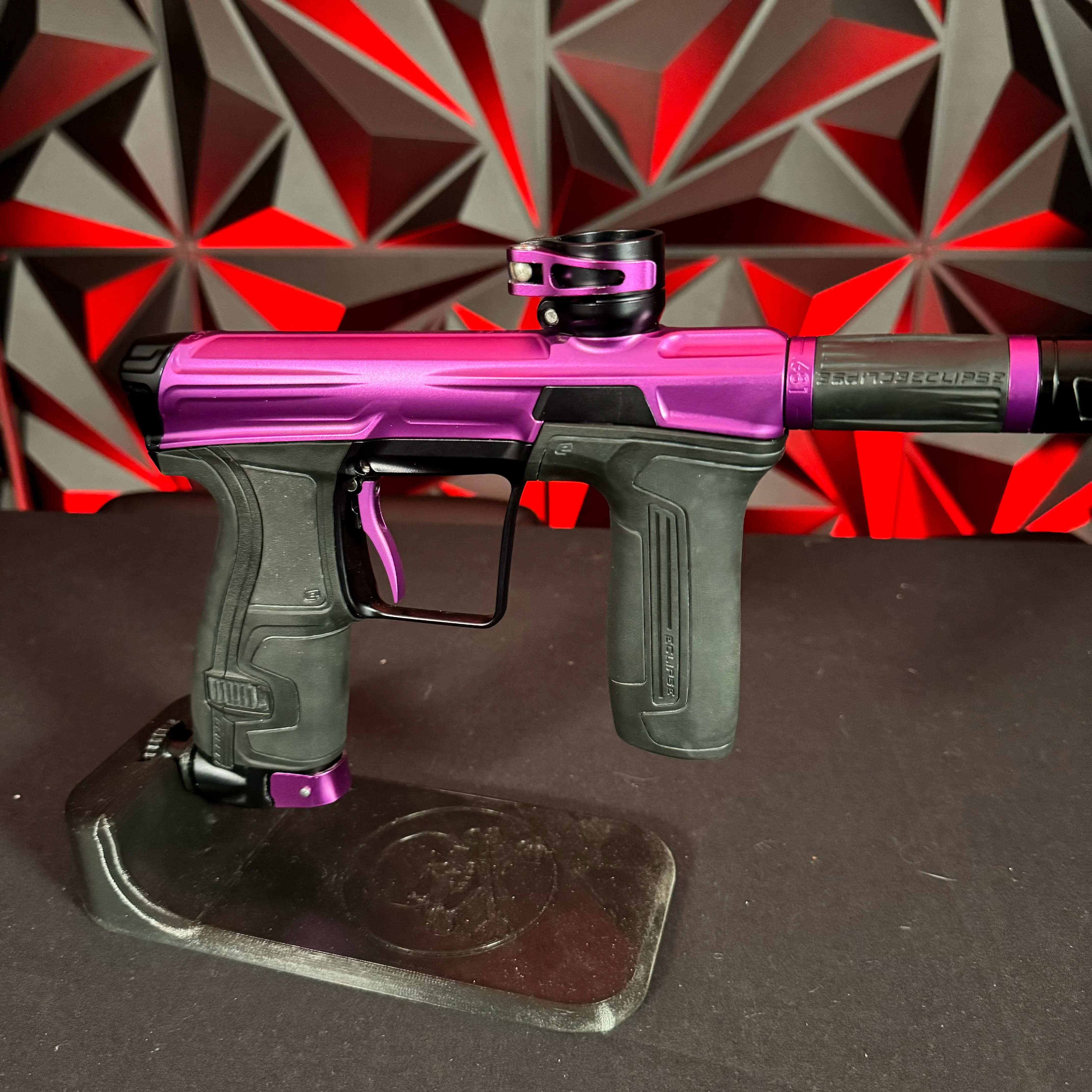 Used Planet Eclipse CS2 Paintball Gun - Dust Purple/Black w/ Scythe Trigger - Image 4