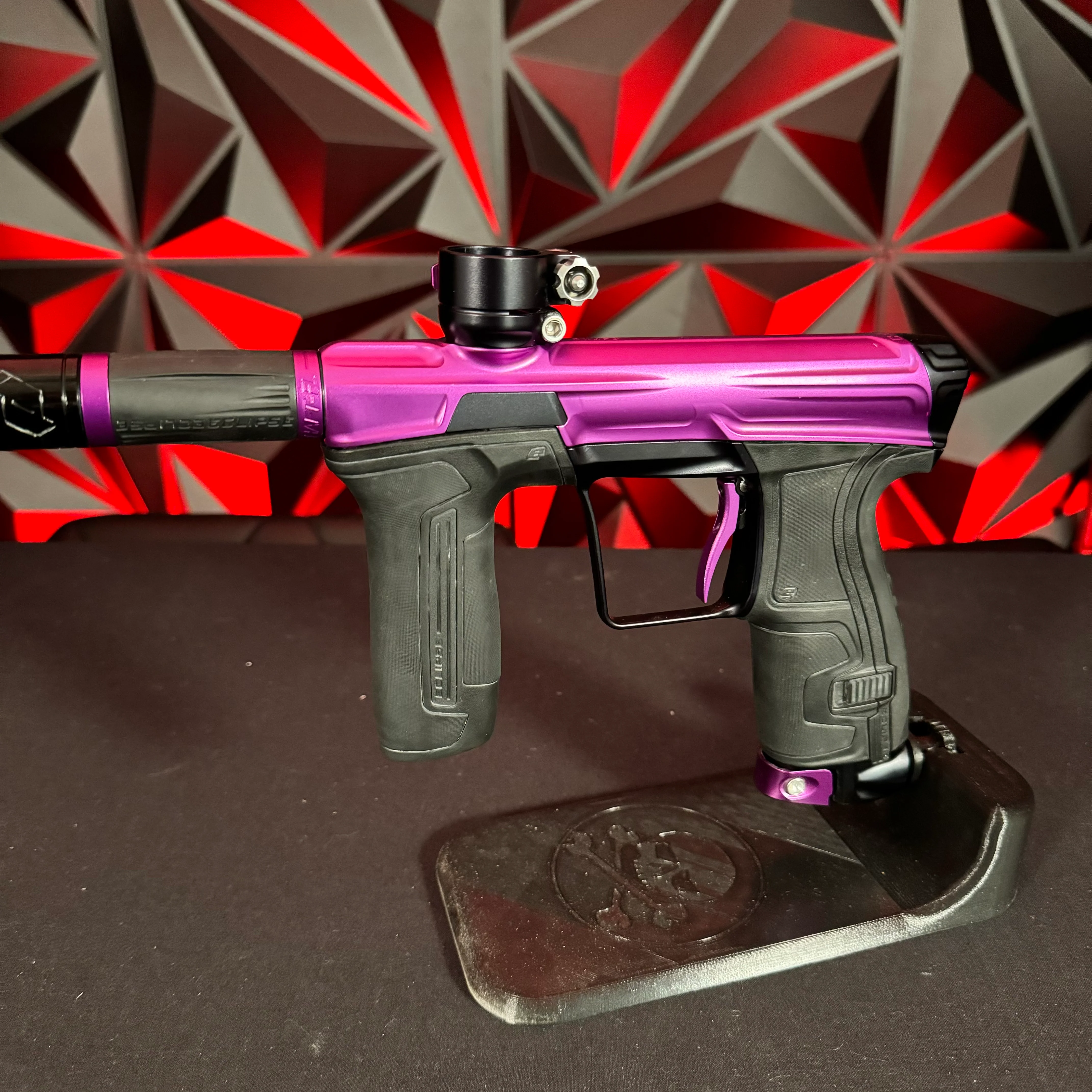 Used Planet Eclipse CS2 Paintball Gun - Dust Purple/Black w/ Scythe Trigger - Image 5