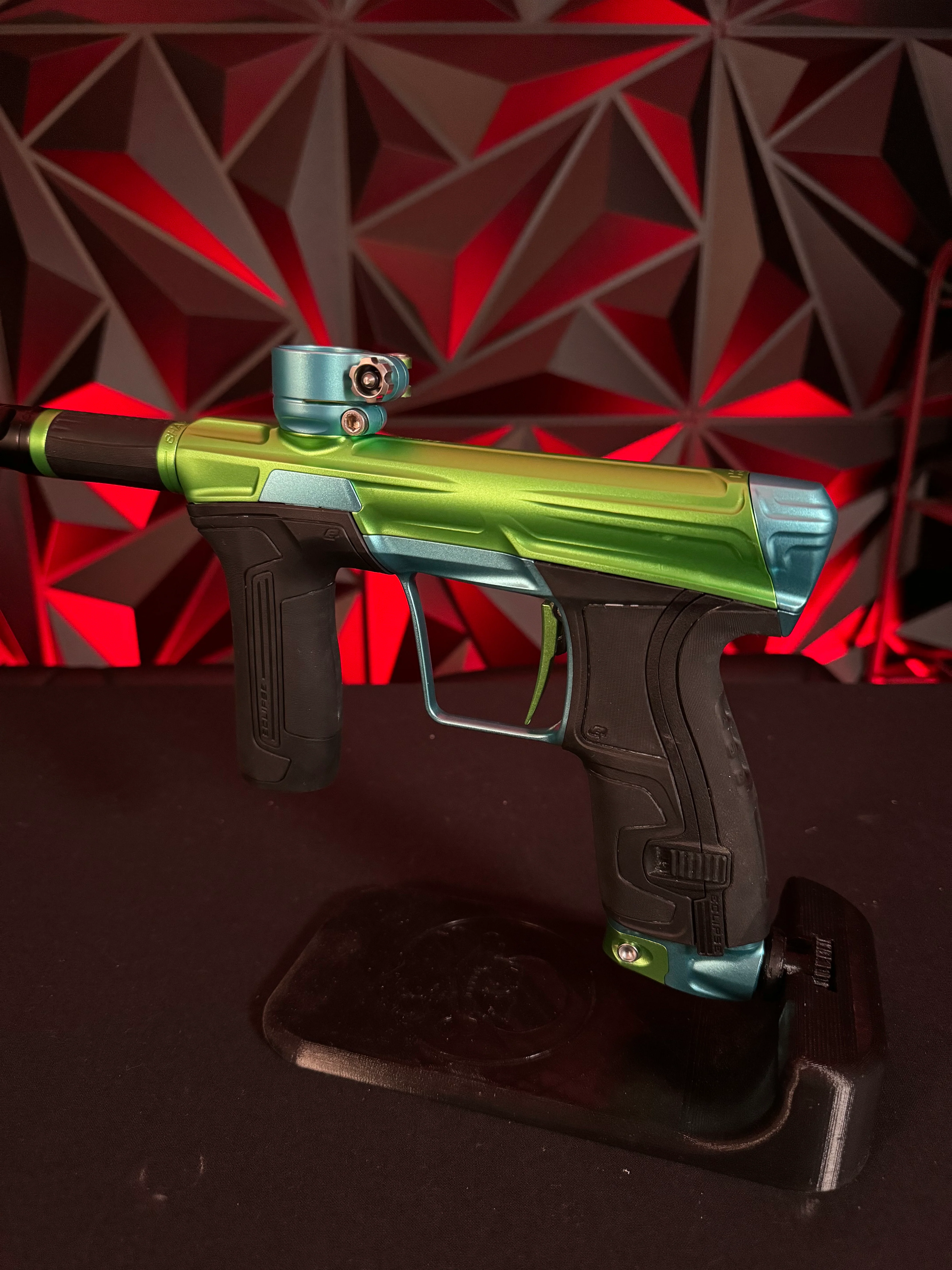 Used Planet Eclipse CS2 Paintball Gun - Green/Teal - Image 2