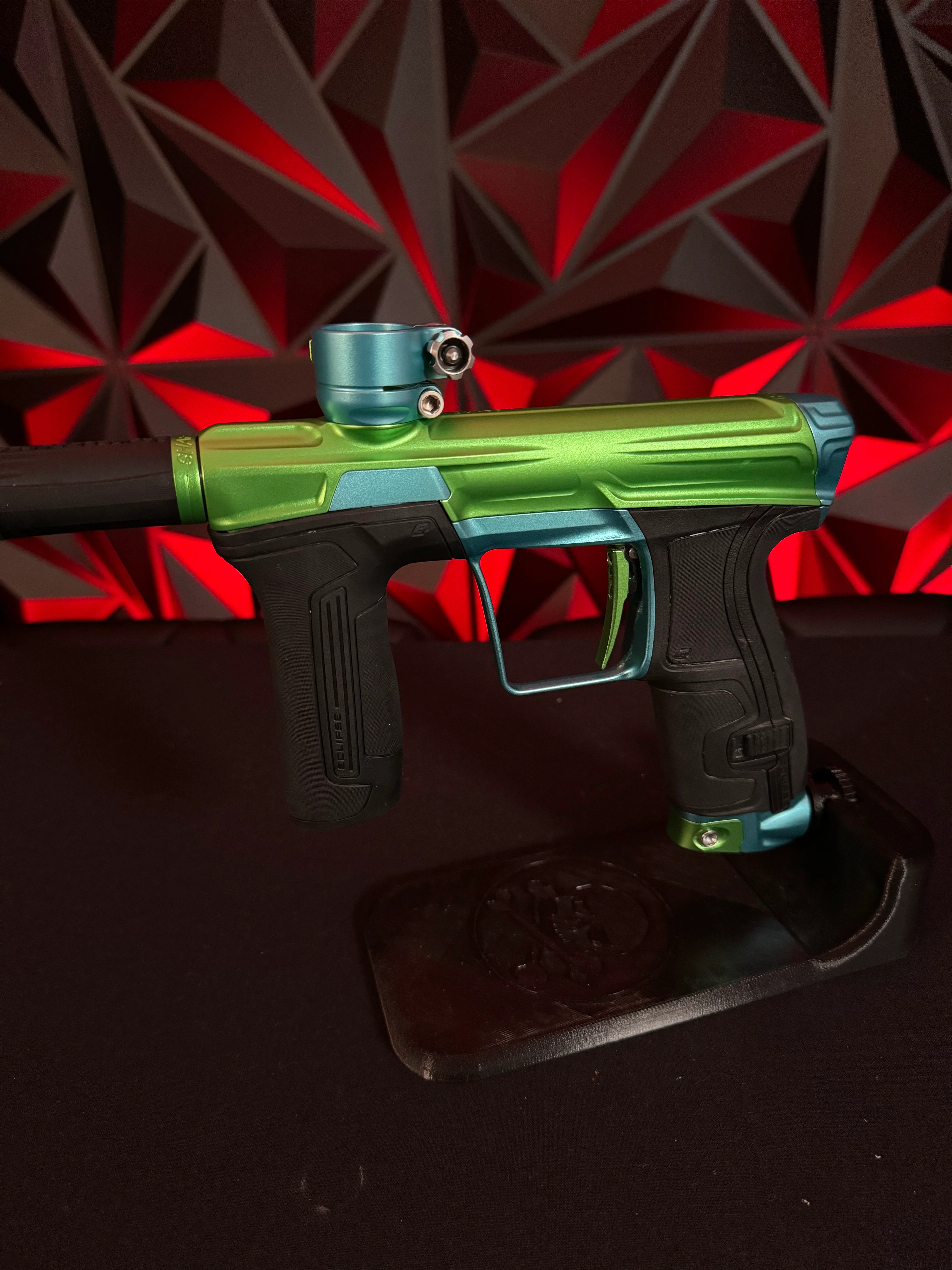 Used Planet Eclipse CS2 Paintball Gun - Green/Teal - Image 4