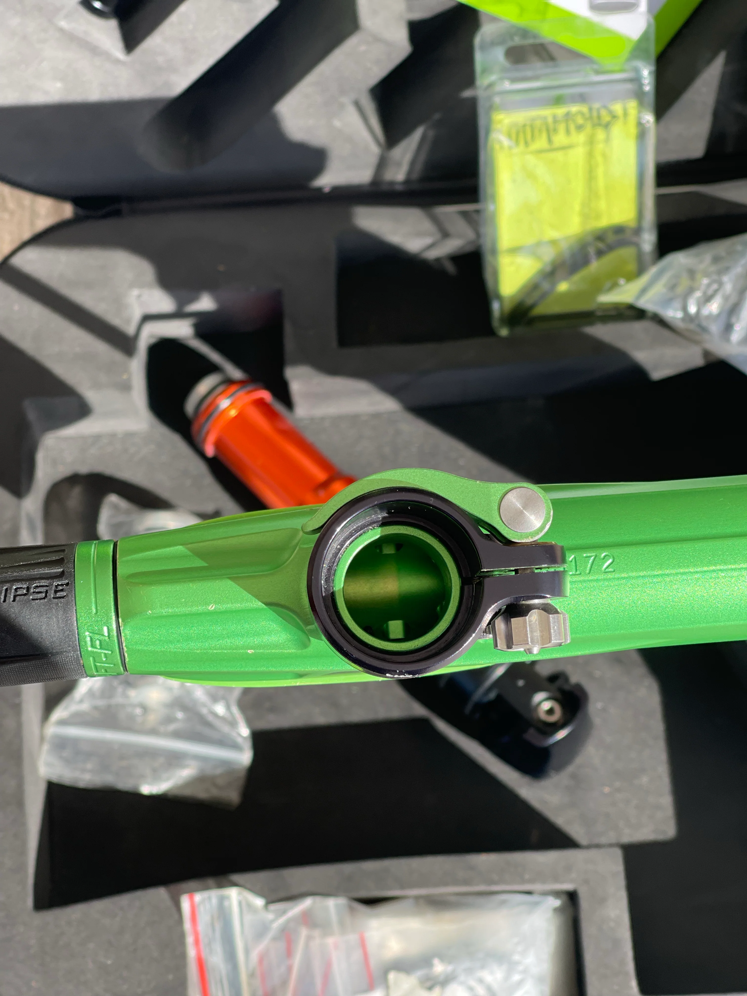 Used Planet Eclipse CS2 Paintball Gun - Kryptonite w/ Infamous Deuce Trigger - Image 10