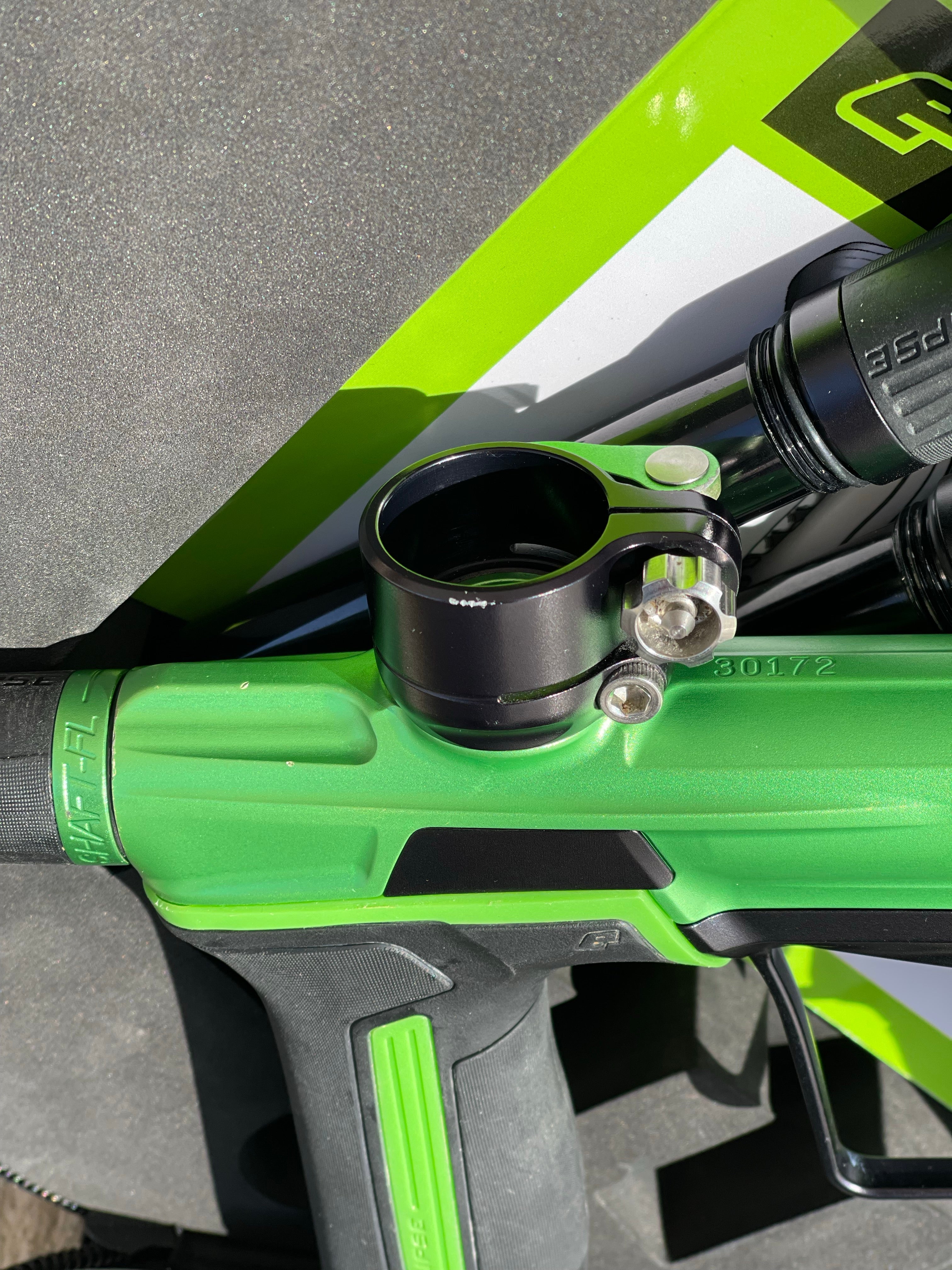 Used Planet Eclipse CS2 Paintball Gun - Kryptonite w/ Infamous Deuce Trigger - Image 11