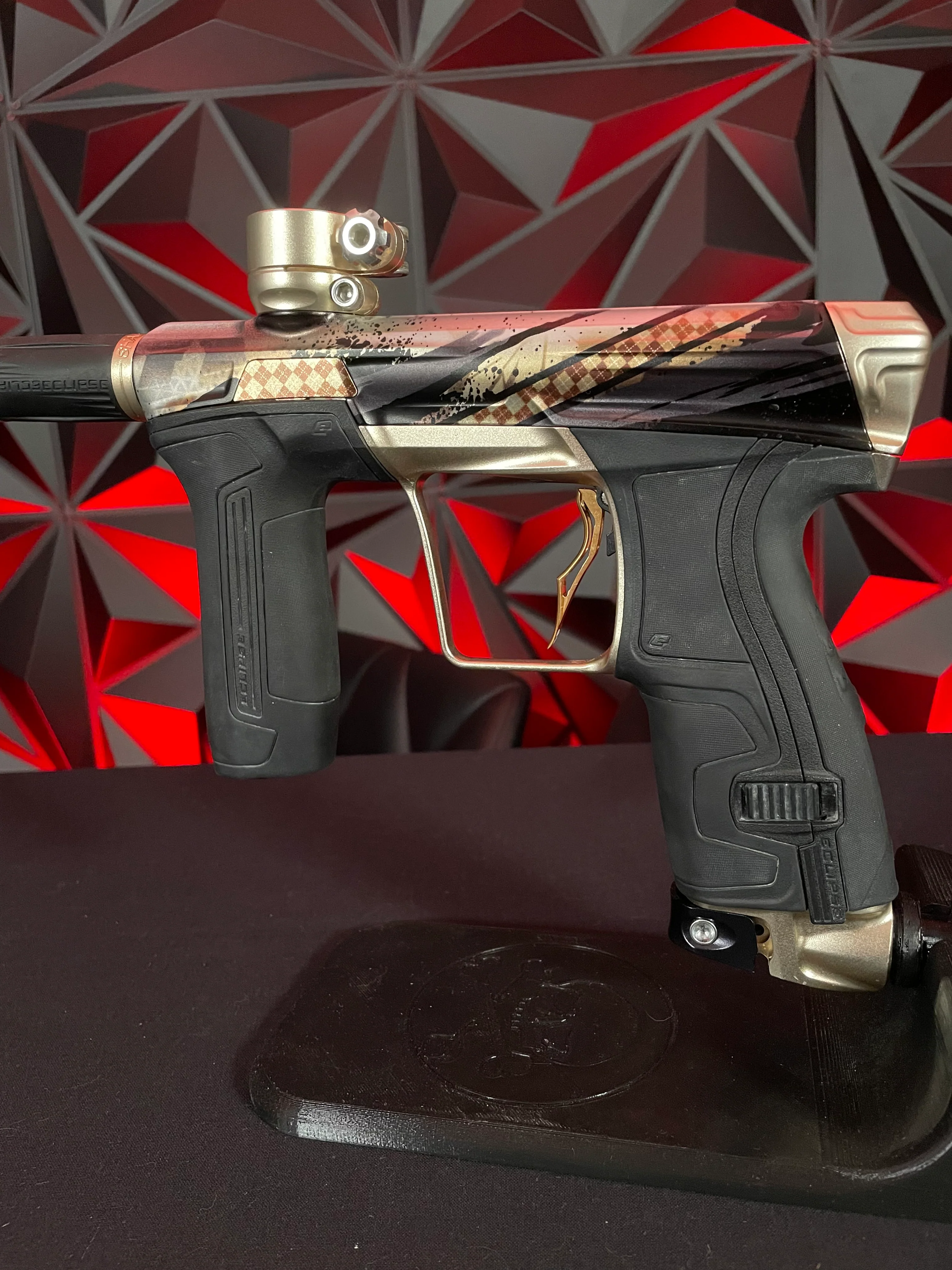 Used Planet Eclipse CS2 Paintball Gun - LE Impact w/ Infamous Trigger and Carbon FL Tip - Image 2
