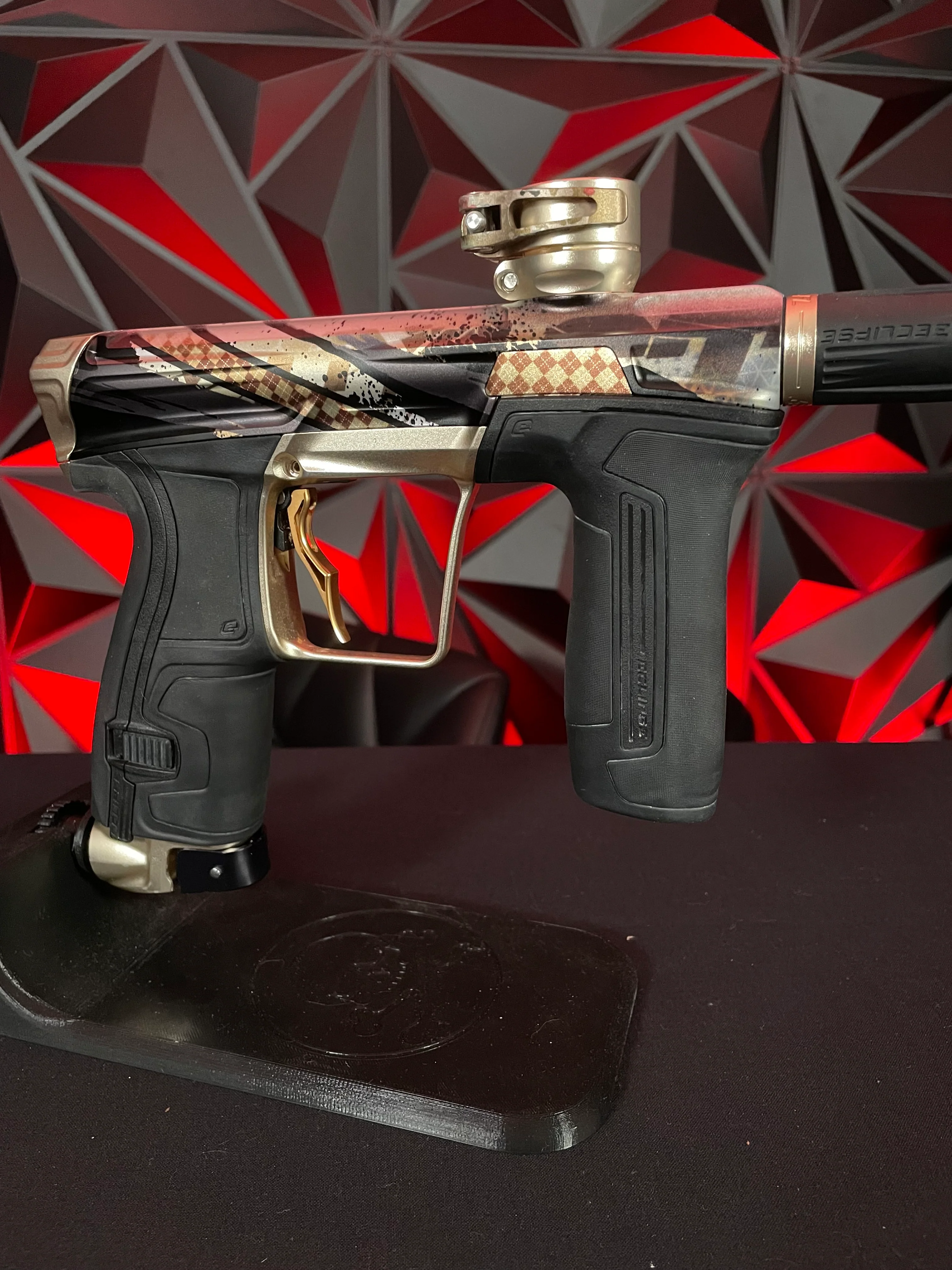Used Planet Eclipse CS2 Paintball Gun - LE Impact w/ Infamous Trigger and Carbon FL Tip - Image 3