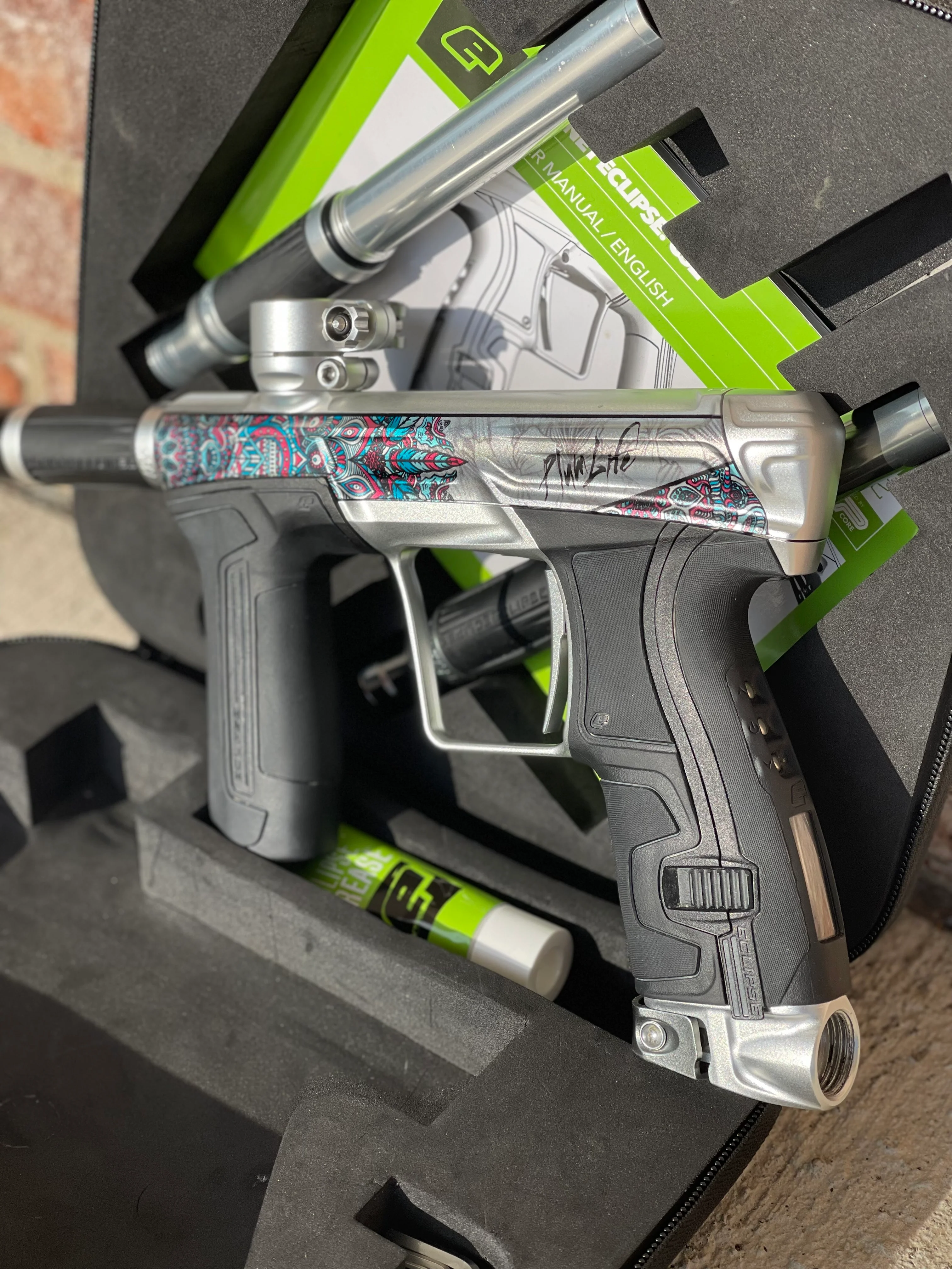 Used Planet Eclipse CS2 Paintball Gun - LE Plum Life # 4 - Image 3