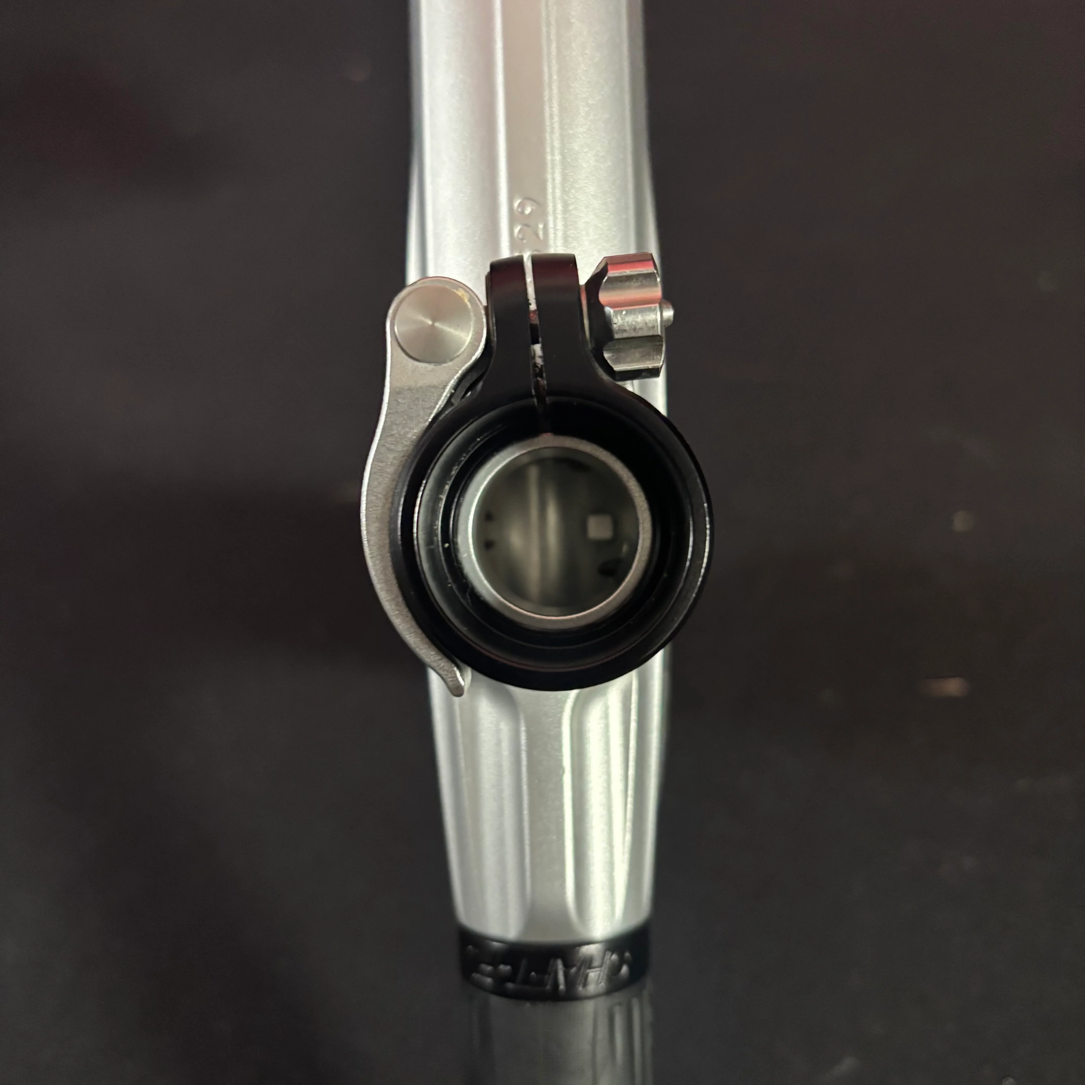 Used Planet Eclipse CS2 Paintball Gun - Silver/Black w/ 2 FL Backs and Sythe Trigger - Image 9