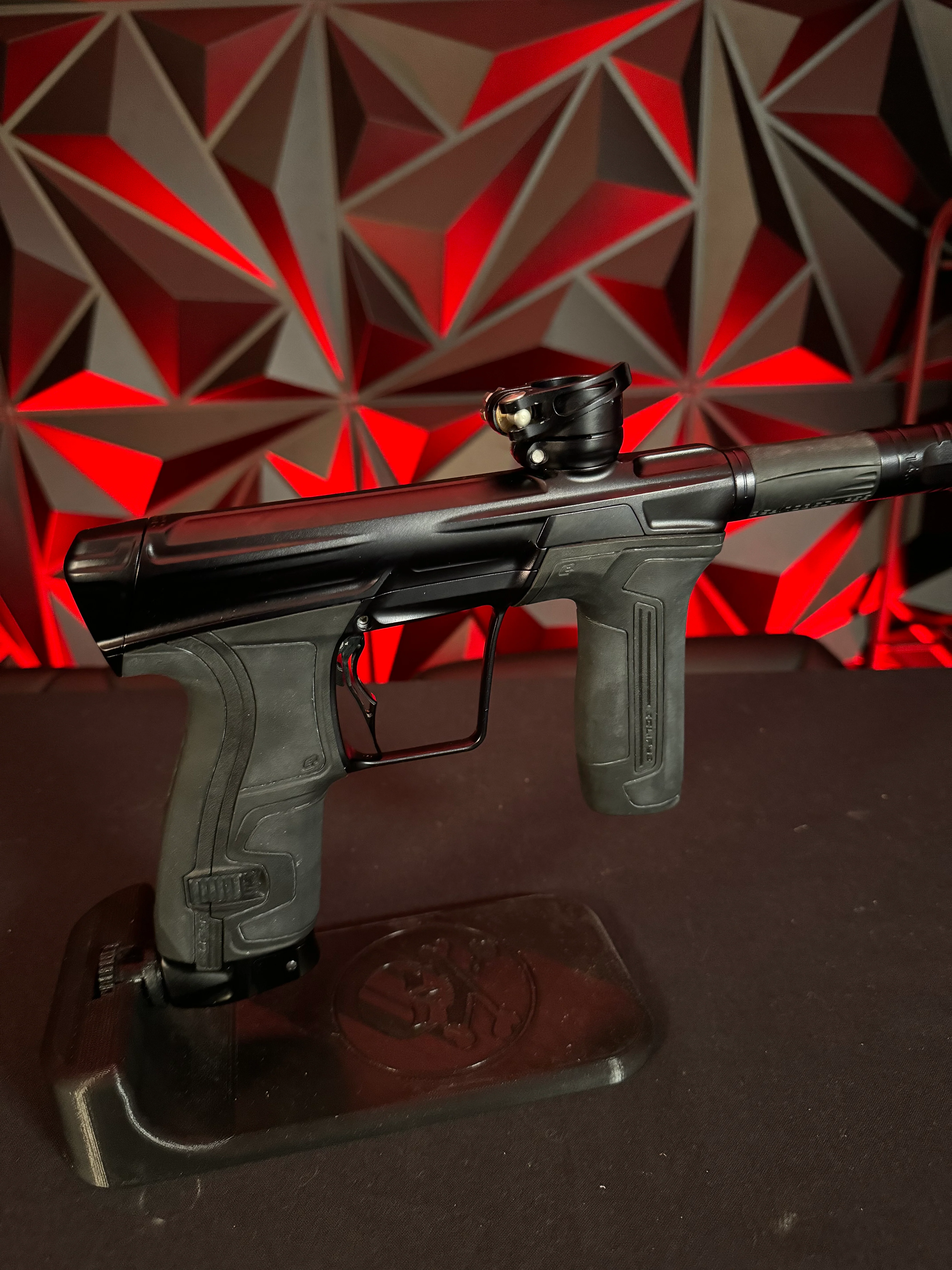 Used Planet Eclipse CS2 Paintball Gun - Midnight w/3 FL Inserts and Infamous Deuce Trigger - Image 4