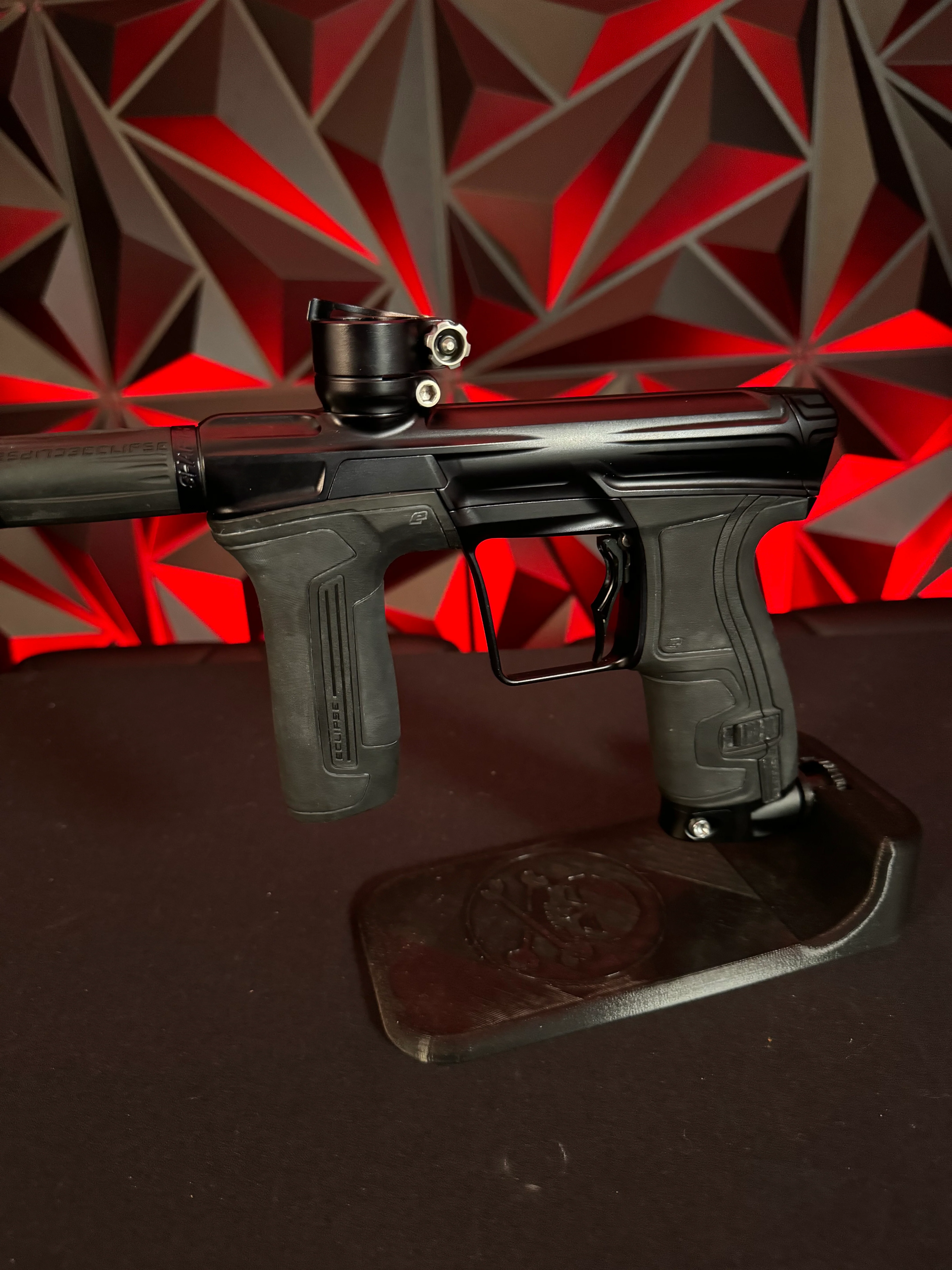 Used Planet Eclipse CS2 Paintball Gun - Midnight w/3 FL Inserts and Infamous Deuce Trigger - Image 7