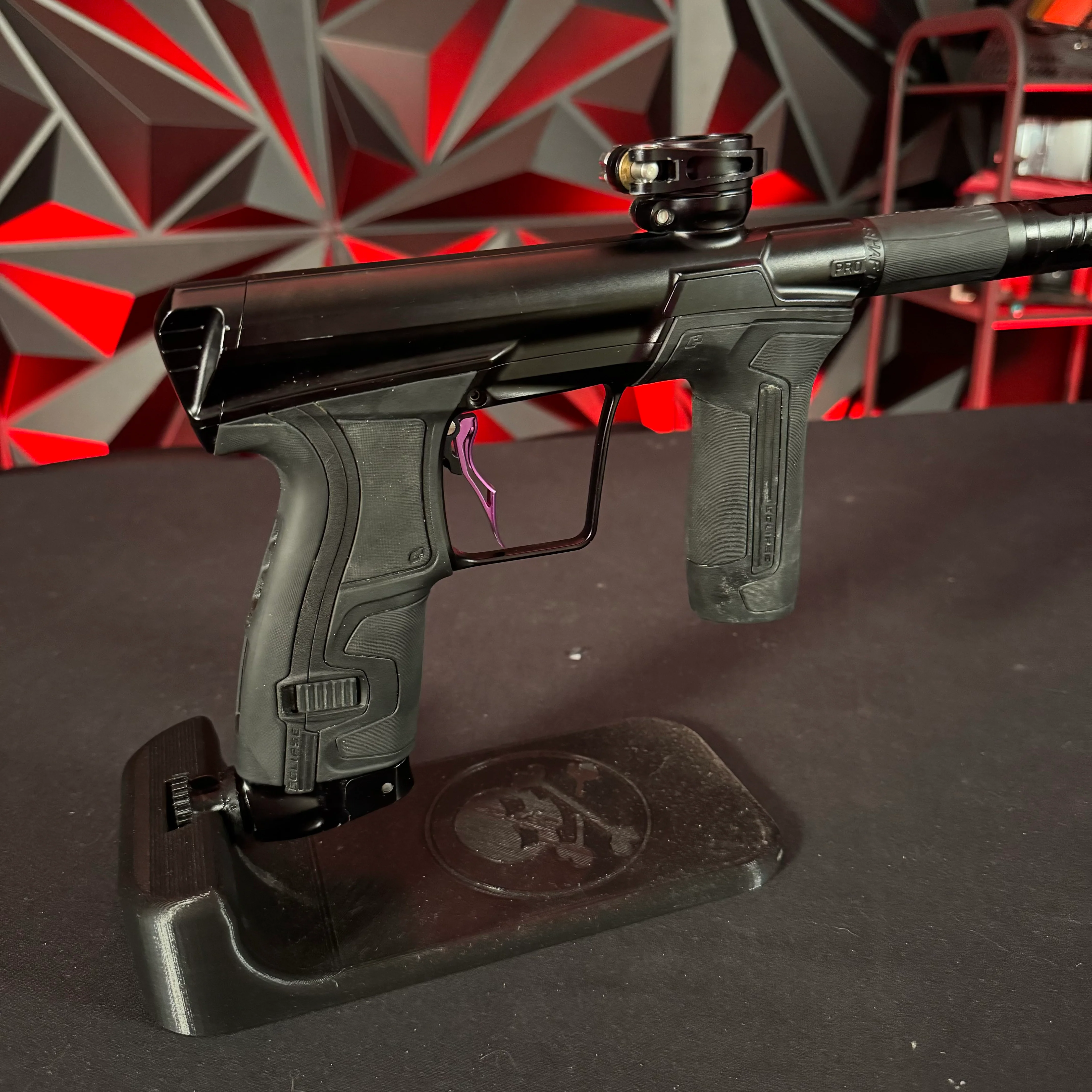 Used Planet Eclipse CS2 Pro Paintball Gun - Midnight w/Infamous Deuce Trigger - Image 2