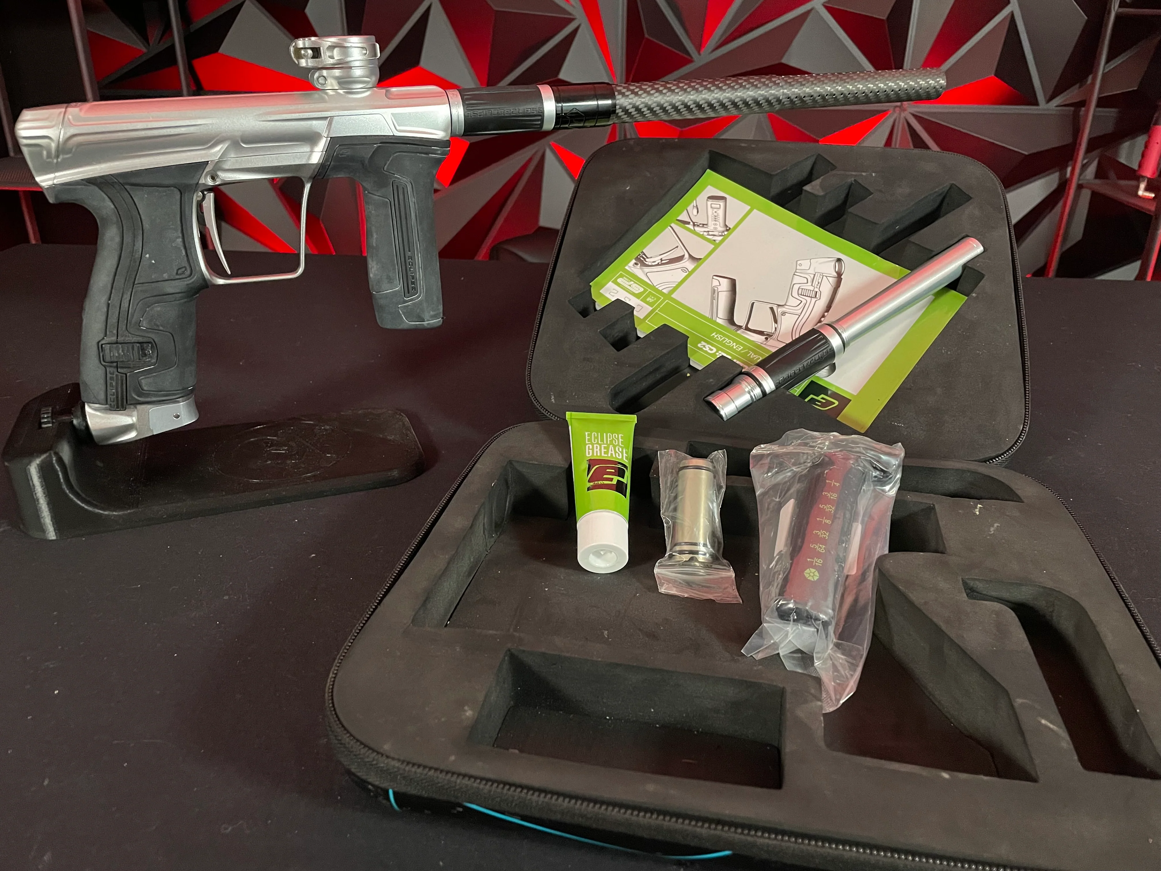 Used Planet Eclipse CS2 Paintball Gun - Silver (Pure) - Image 8
