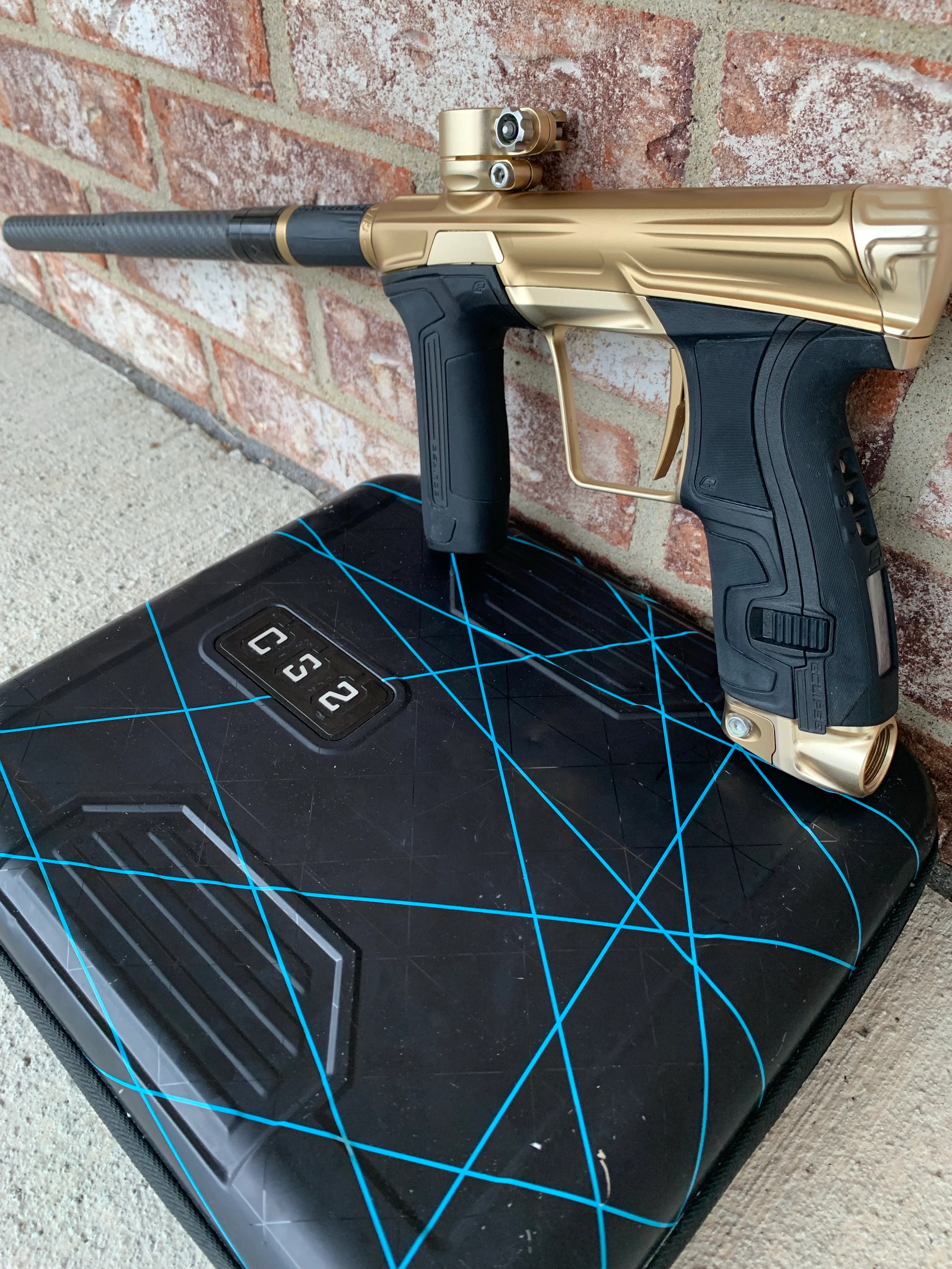 Used Planet Eclipse CS2 Paintball Marker- Dust Gold - Image 4