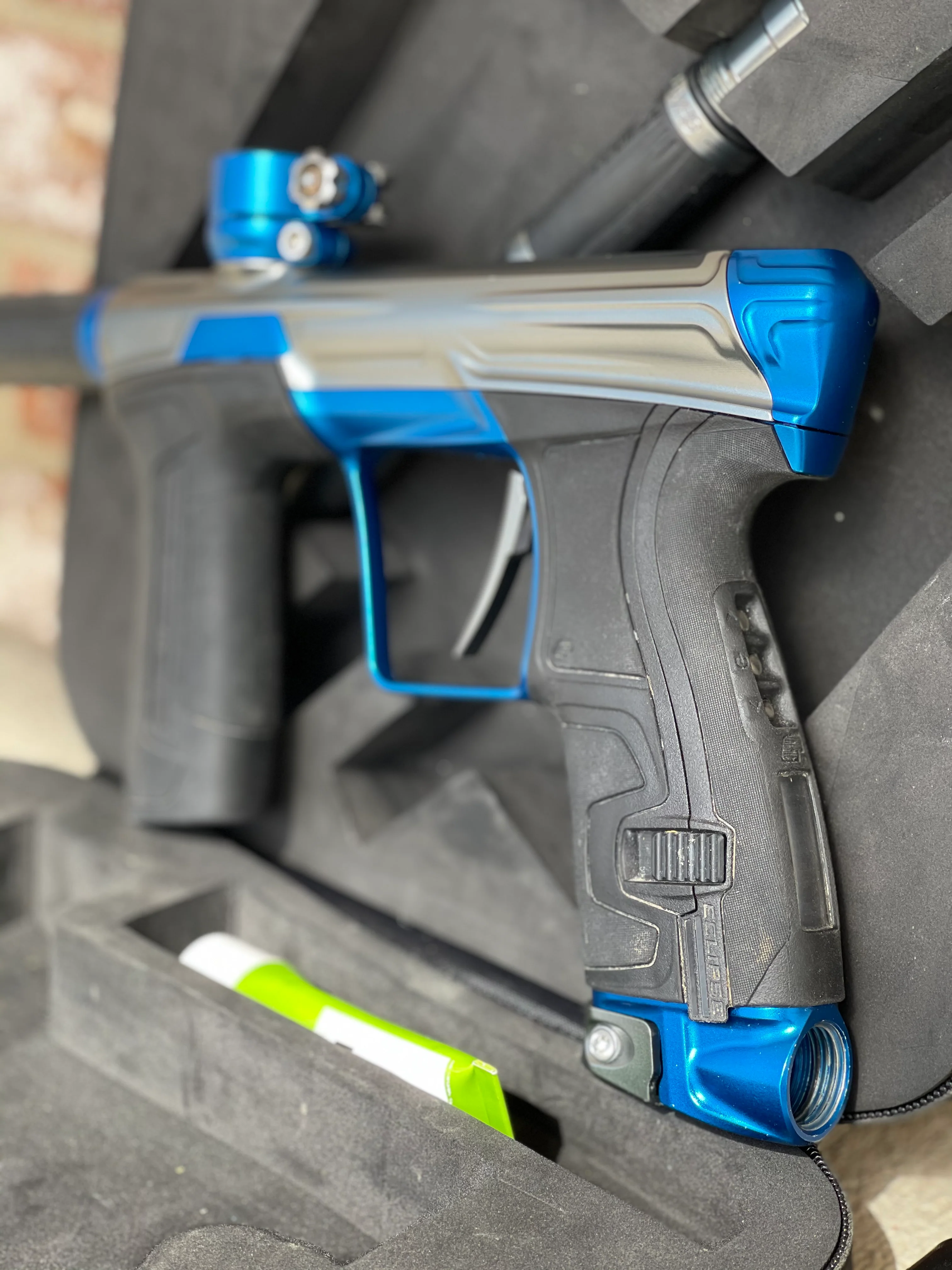 Used Planet Eclipse CS2 Paintball Marker- Grey / Blue - Image 3