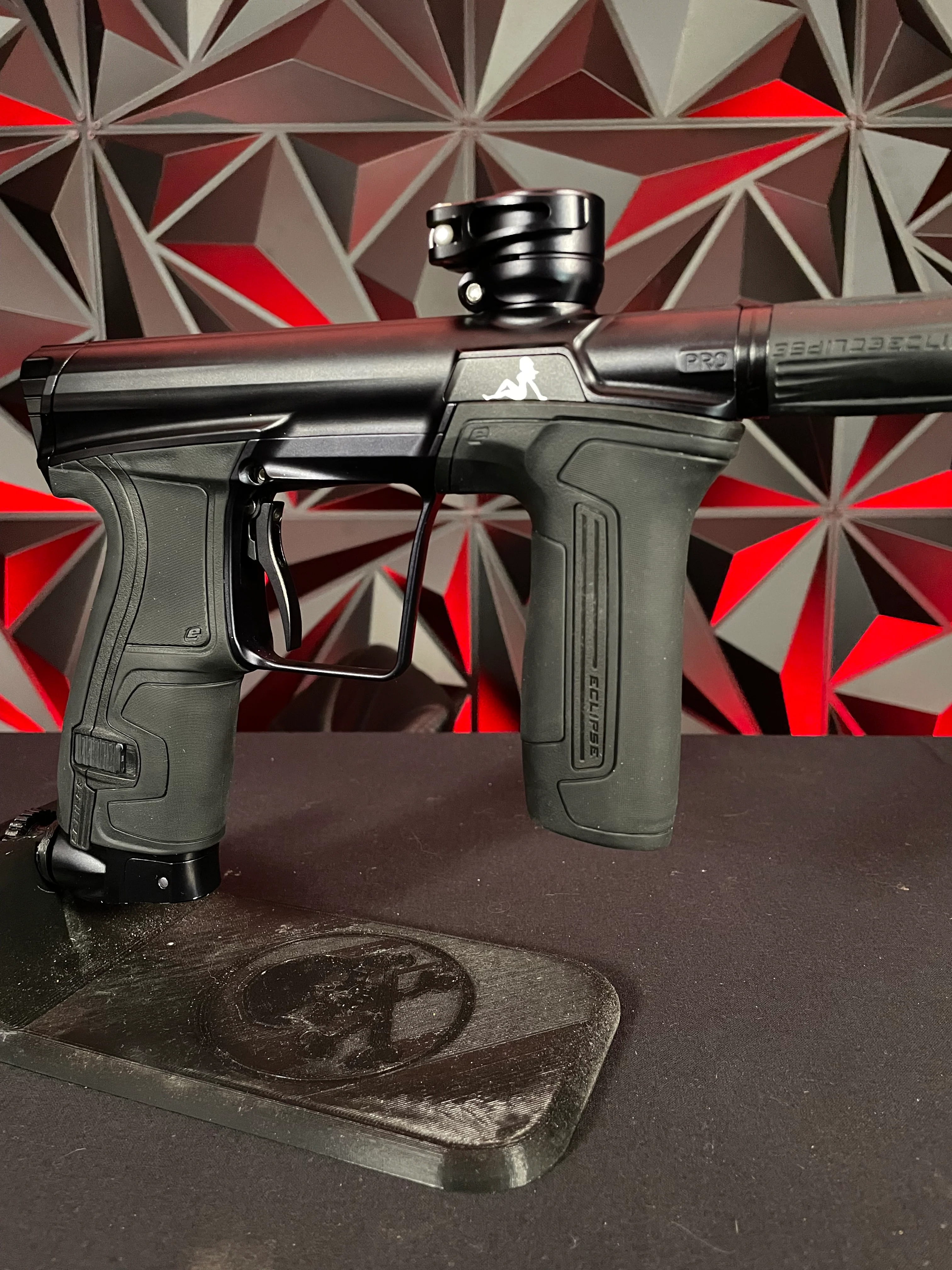 Used Planet Eclipse CS2 Pro Paintball Gun - Midnight w/ 3 FL Backs - Image 3